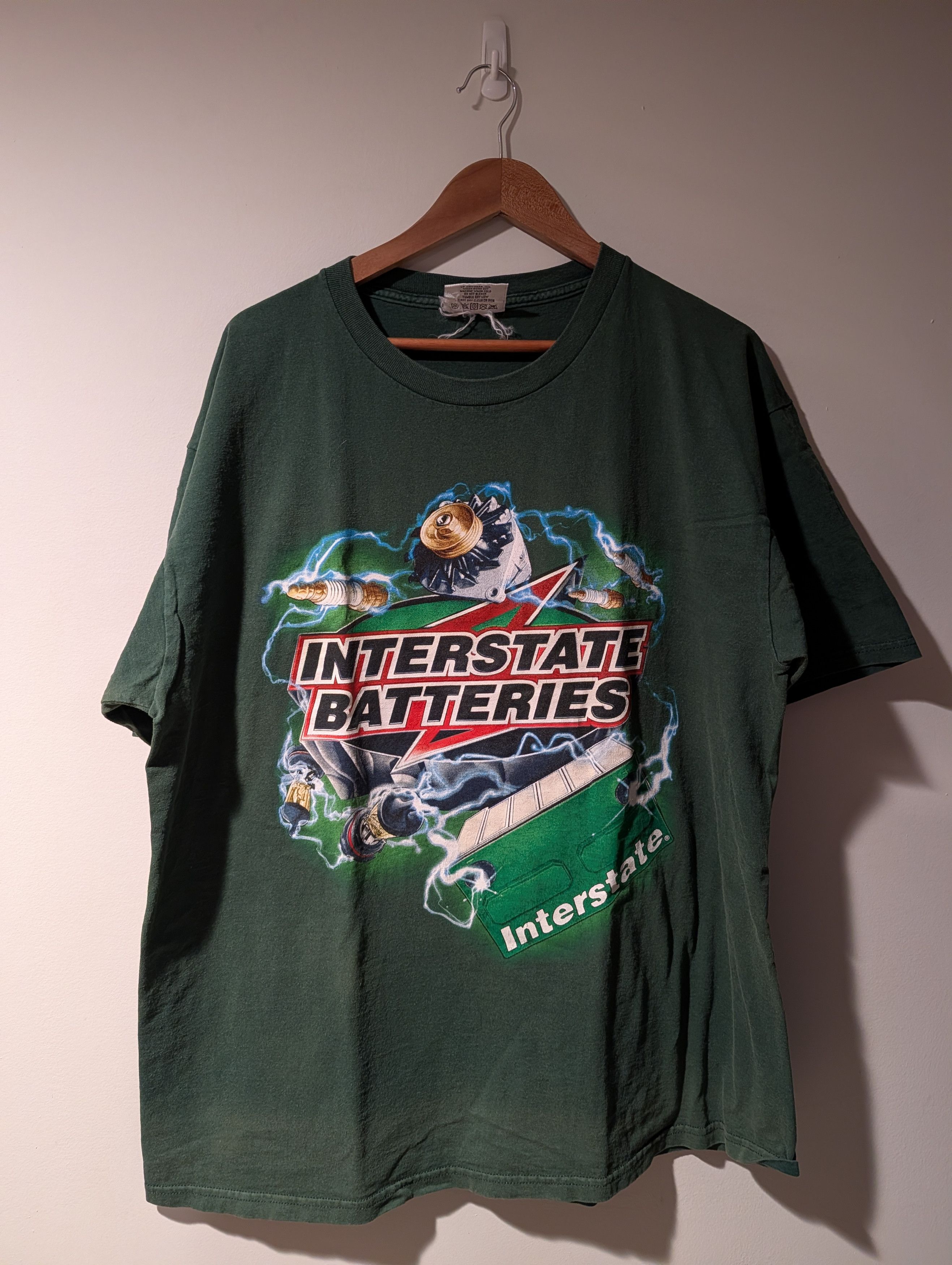 Vintage 2000 Nascar Interstate Batteries Bobby T Shirt Hoodie, Sweatshirt | PodTeesHub.com