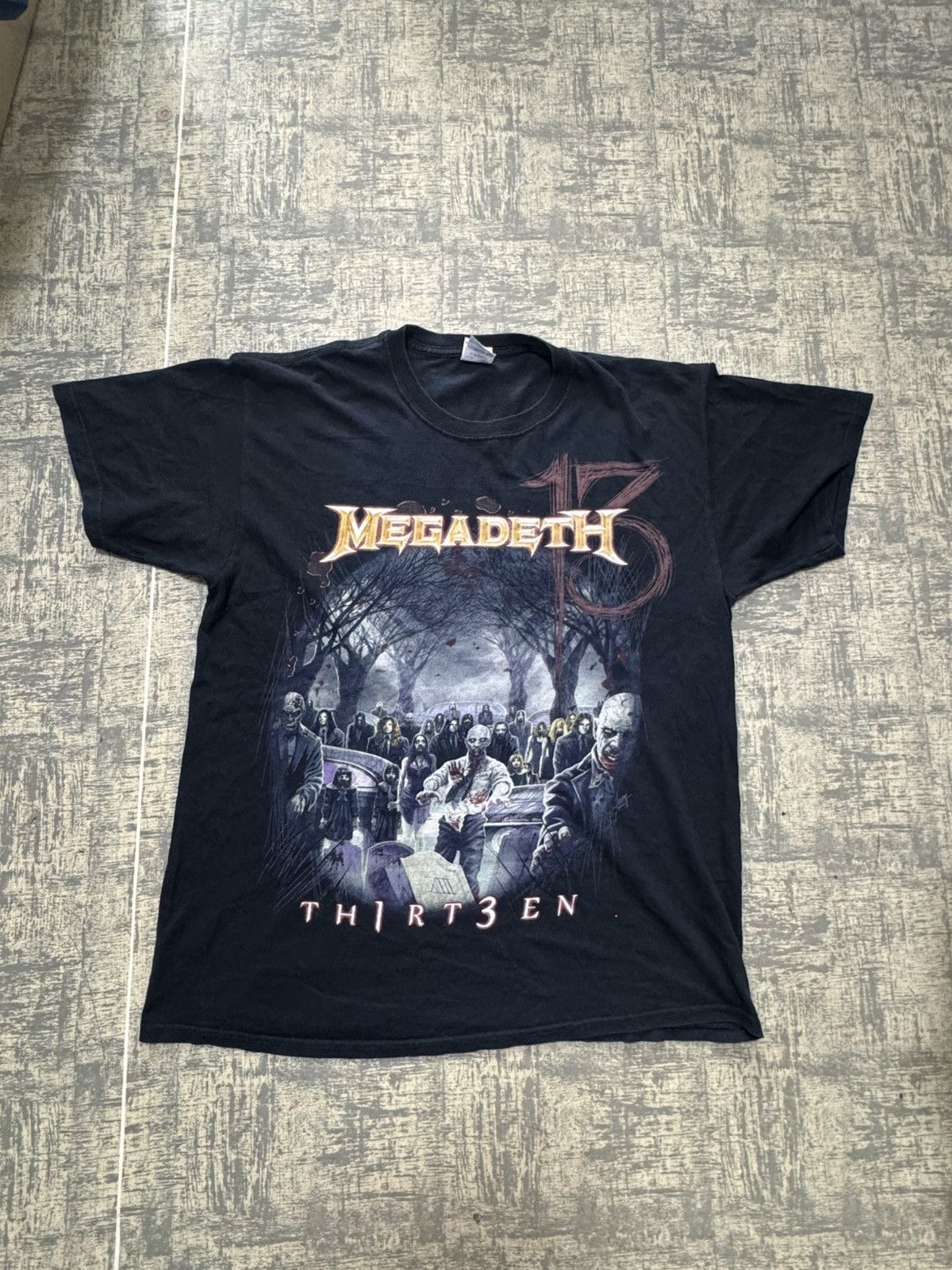 Metallica Megadeth Vintage Rock Metal Band Tee Hoodie, Sweatshirt | PodTeesHub.com