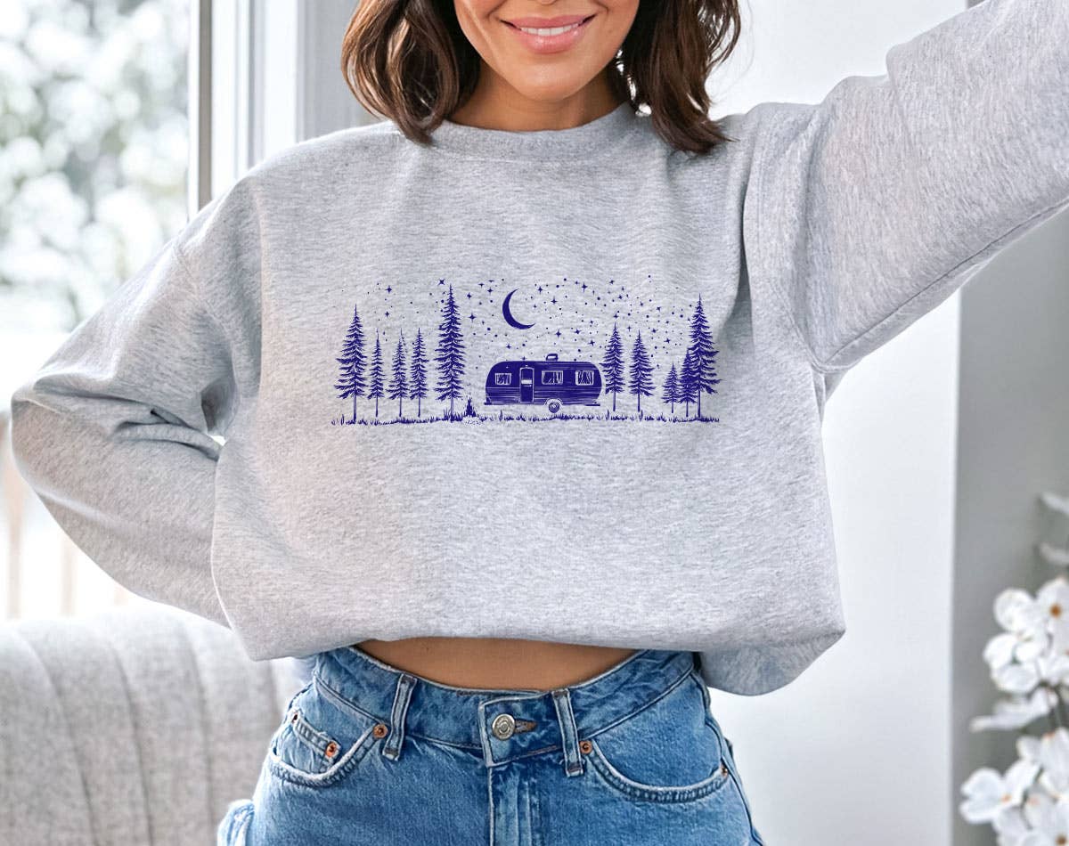 Camping Life Under the Stars - Hiking Mountain Sweatshirt T-Shirts, Hoodie | PodTeesHub.com