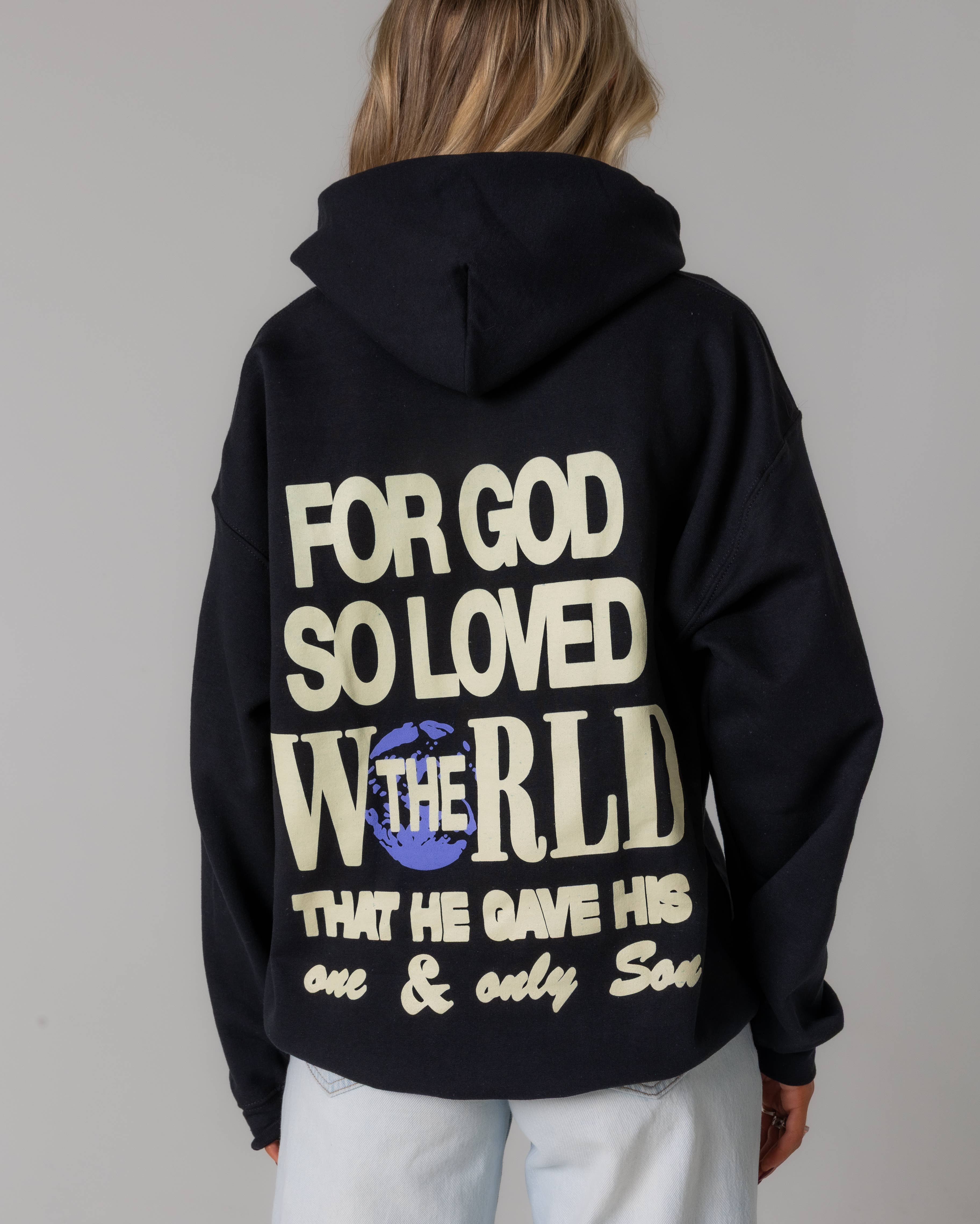 "For God So Loved the World" Hoodie T-Shirts, Sweatshirt | PodTeesHub.com