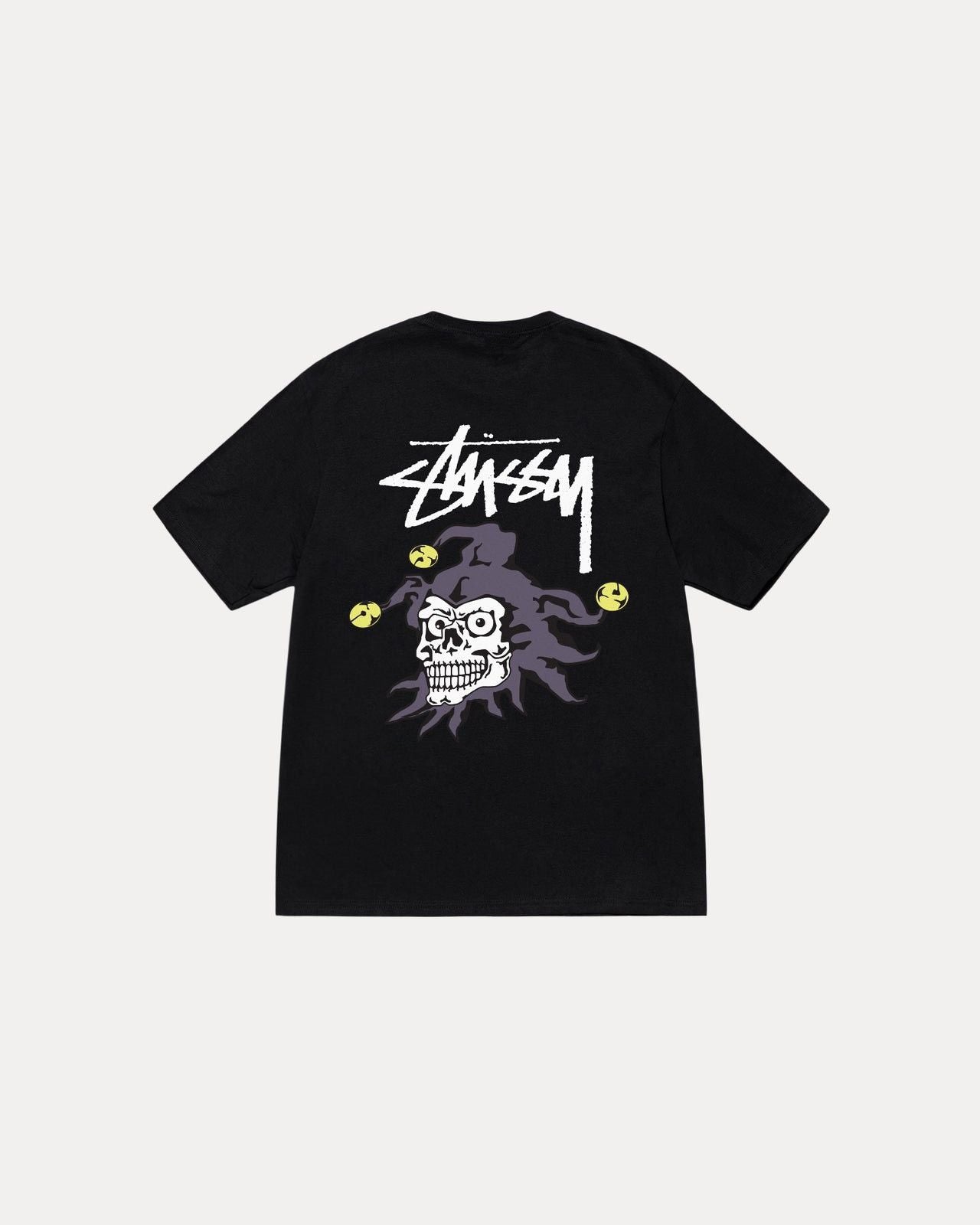 Stussy Joker Graphic Tee In Black Small New 2025 Hoodie, Sweatshirt | PodTeesHub.com