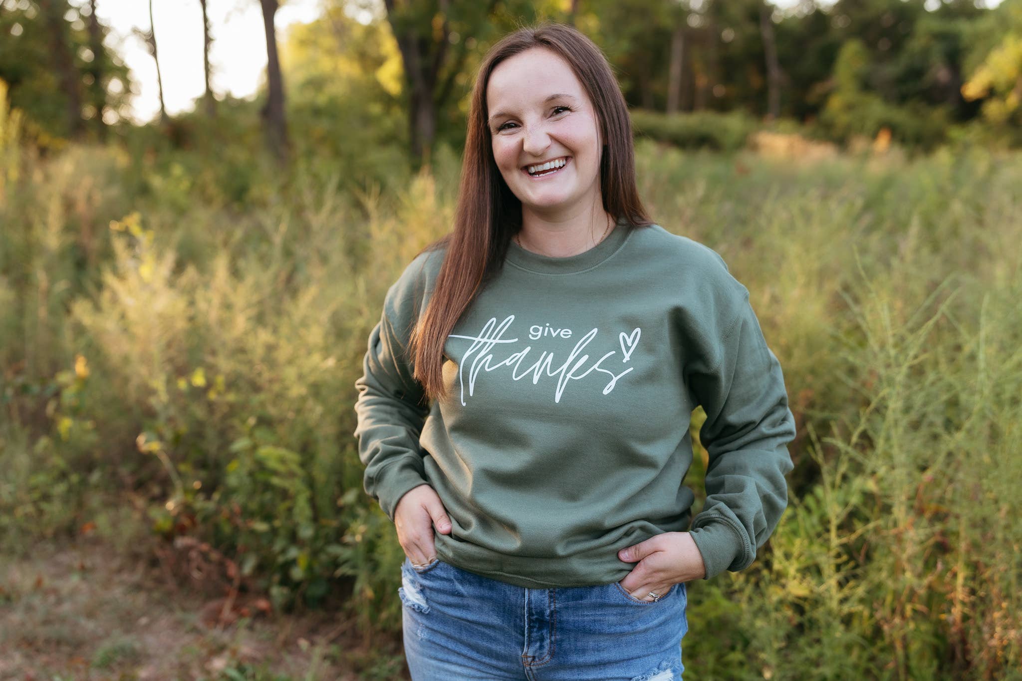 Give Thanks Fall Graphic Sweatshirt -Thanksgiving T-Shirts, Hoodie | PodTeesHub.com