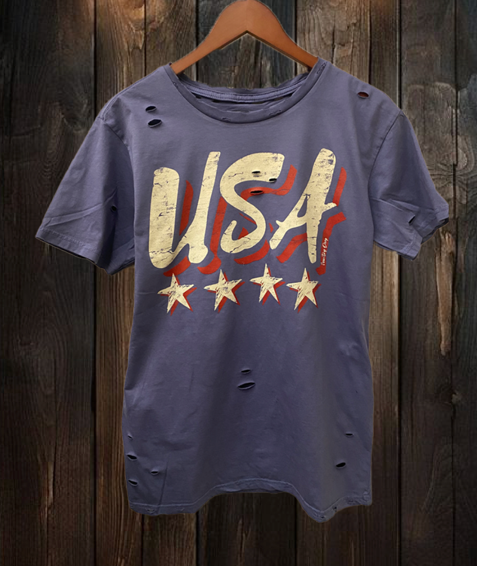 USA 80's Vintage Distressed Og Concert Tee Hoodie, Sweatshirt | PodTeesHub.com