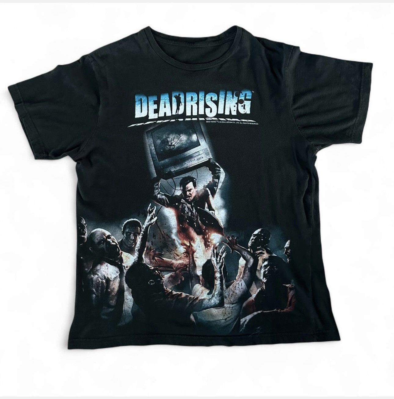 Vintage Dead Rising Promo Tee Xbox 360 Y2k Hoodie, Sweatshirt | PodTeesHub.com