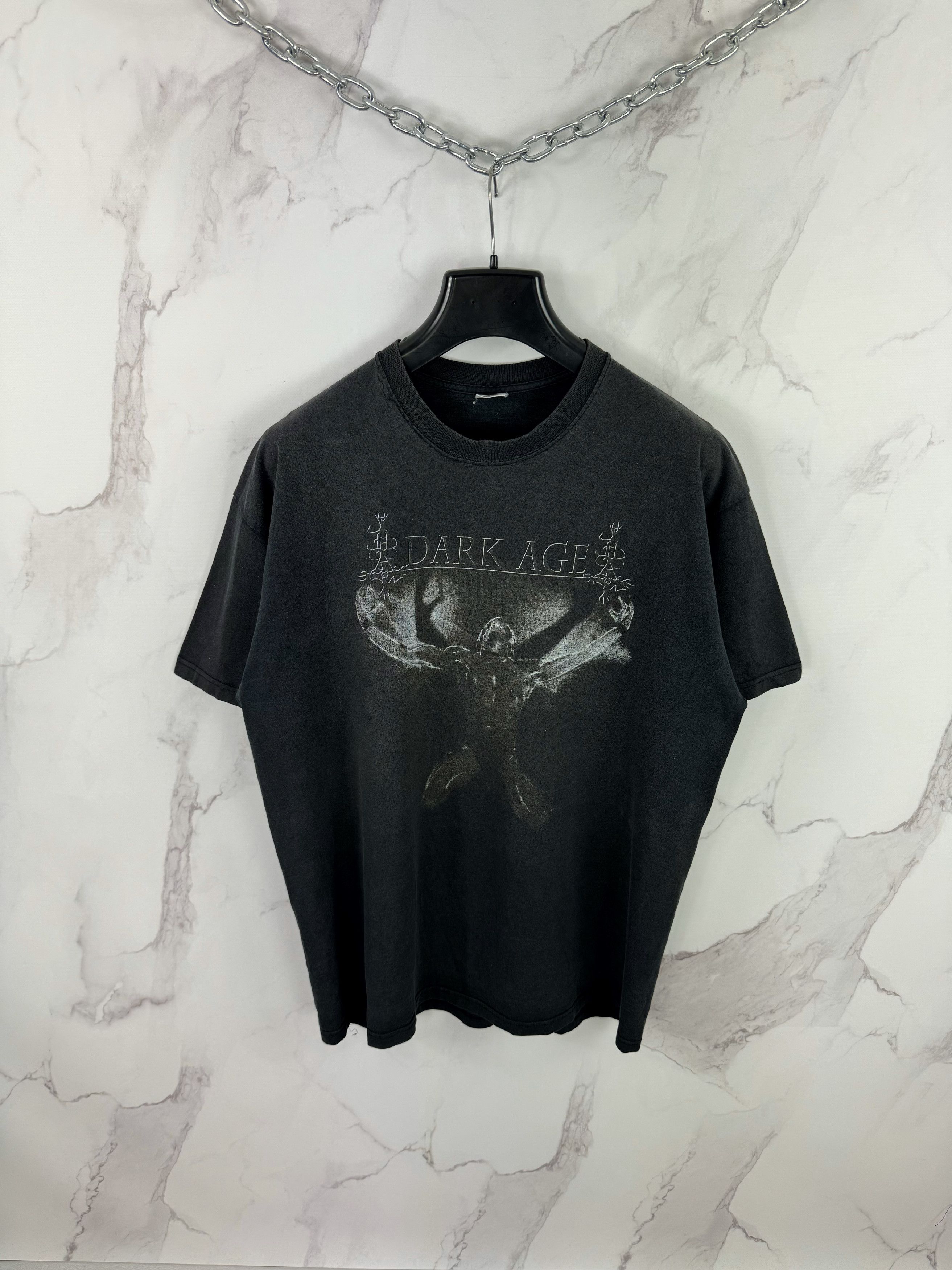 Band Tees Dark Age Down Zero Double Side Logo Rock Band T Shirt Xl Hoodie, Sweatshirt | PodTeesHub.com
