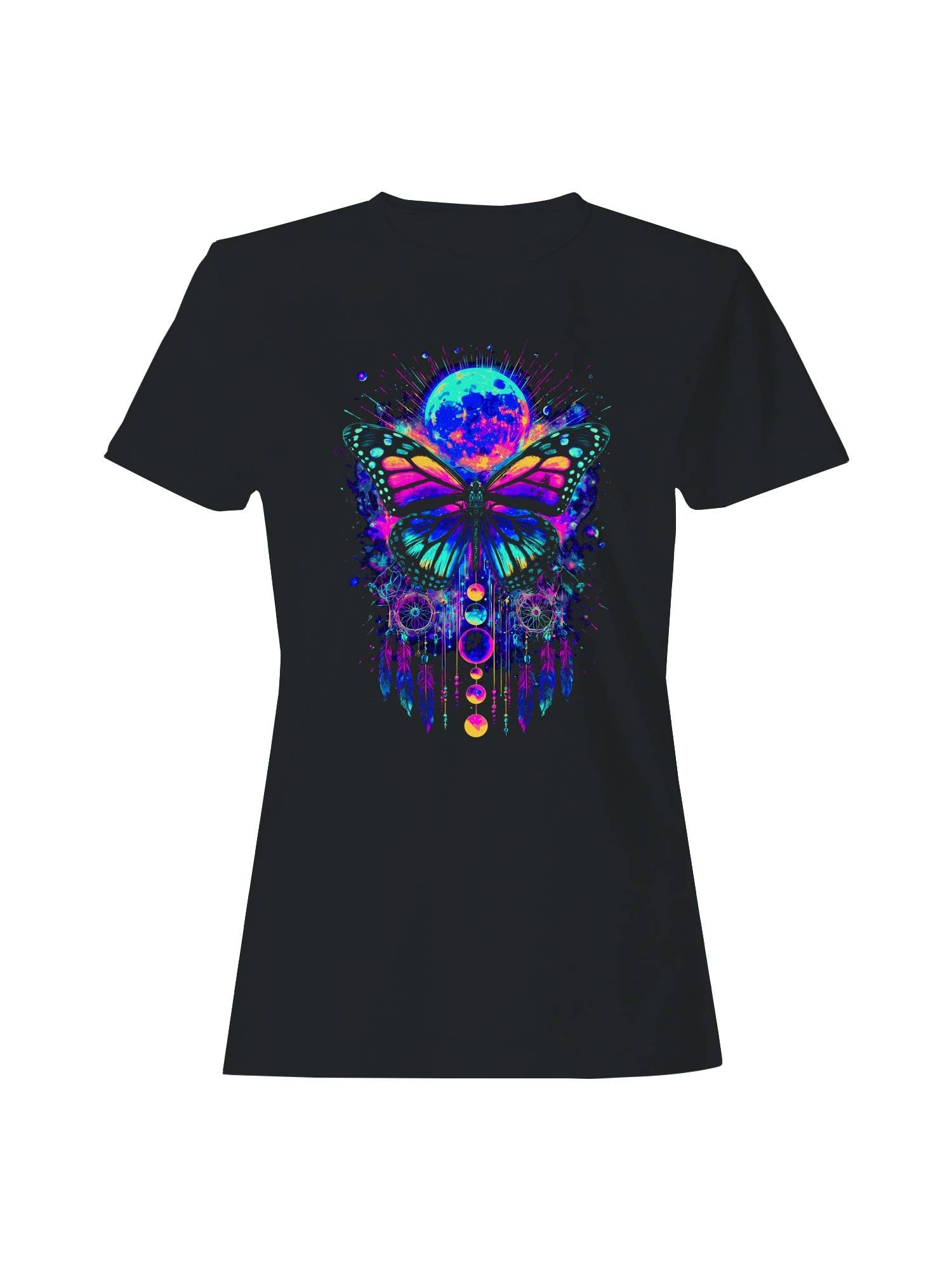 Celestial Butterfly Dreamscape Women's T-Shirt Hoodie, Sweatshirt | PodTeesHub.com