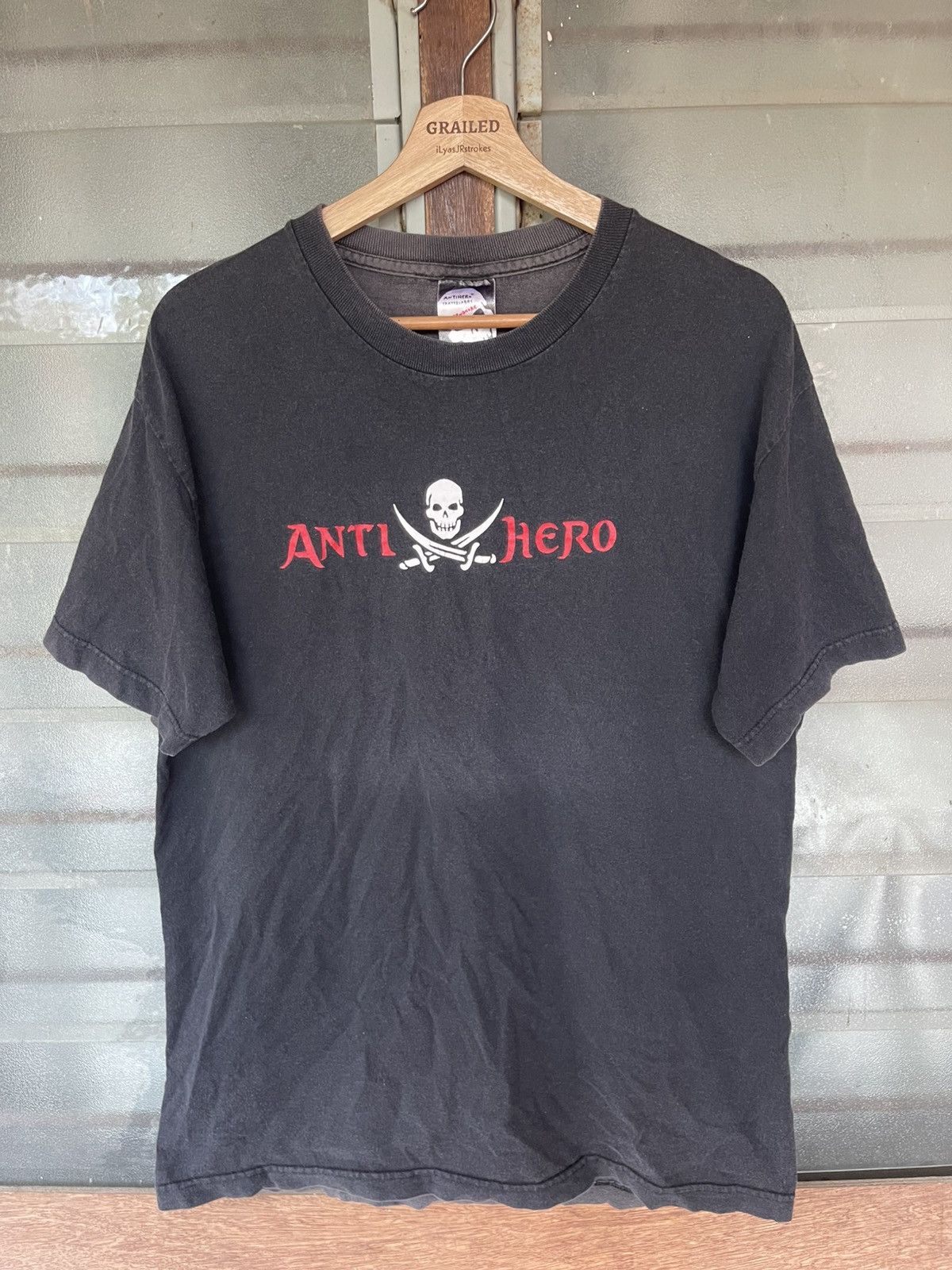 Antihero Thrashed Vintage Anti Hero Skateboards Sun Faded Tee Hoodie, Sweatshirt | PodTeesHub.com