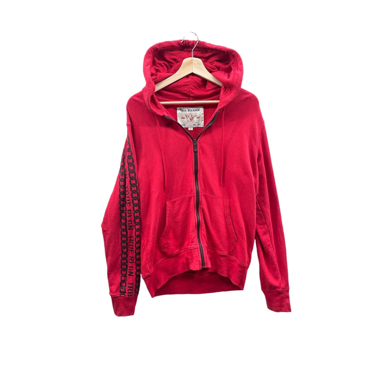 Religion Vintage True Religion Red Full Zip T-Shirts, Hoodie, Sweatshirt
