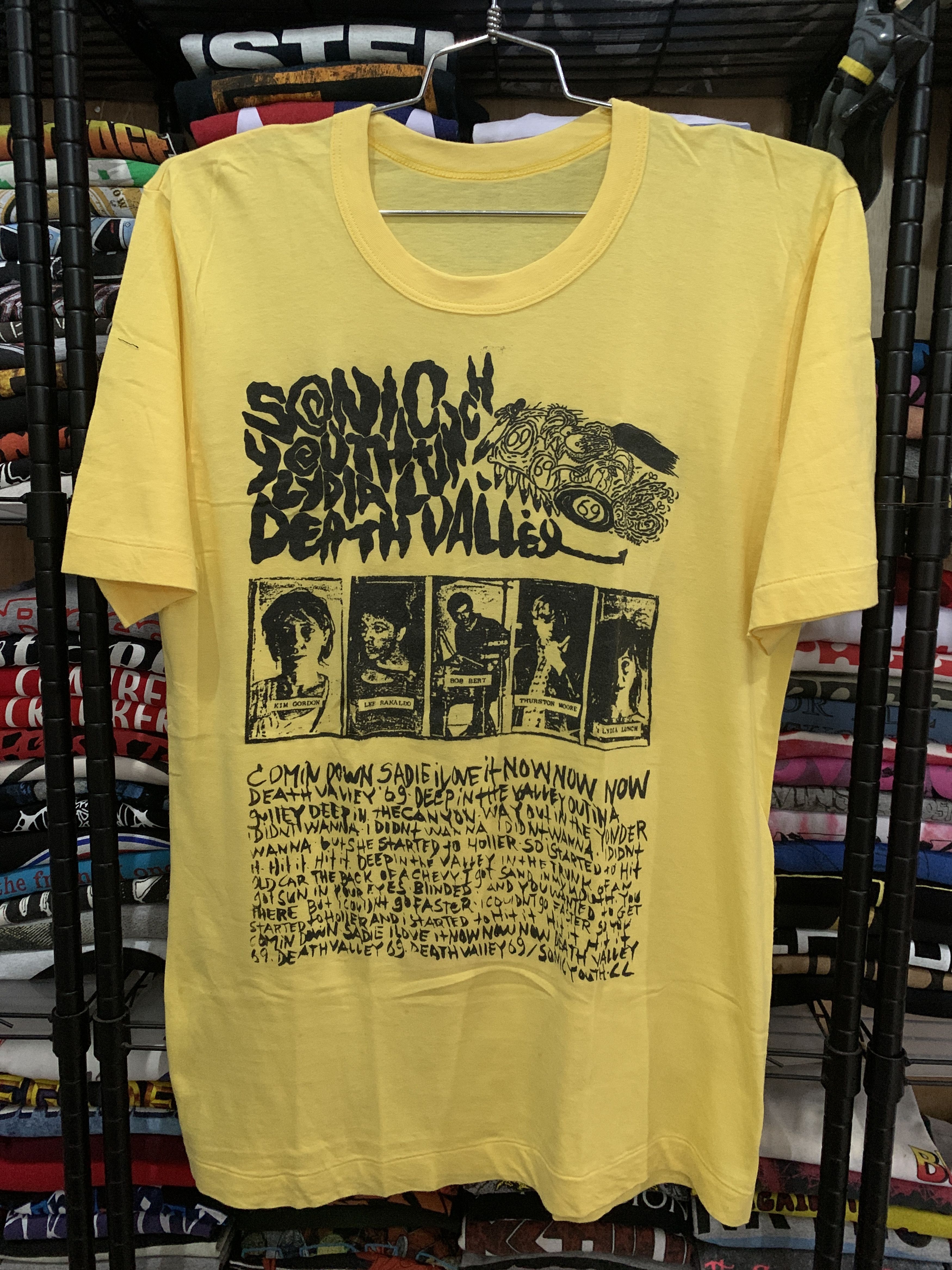 Vintage Rare Sonic Youth Shirt Death Valley Hoodie, Sweatshirt | PodTeesHub.com
