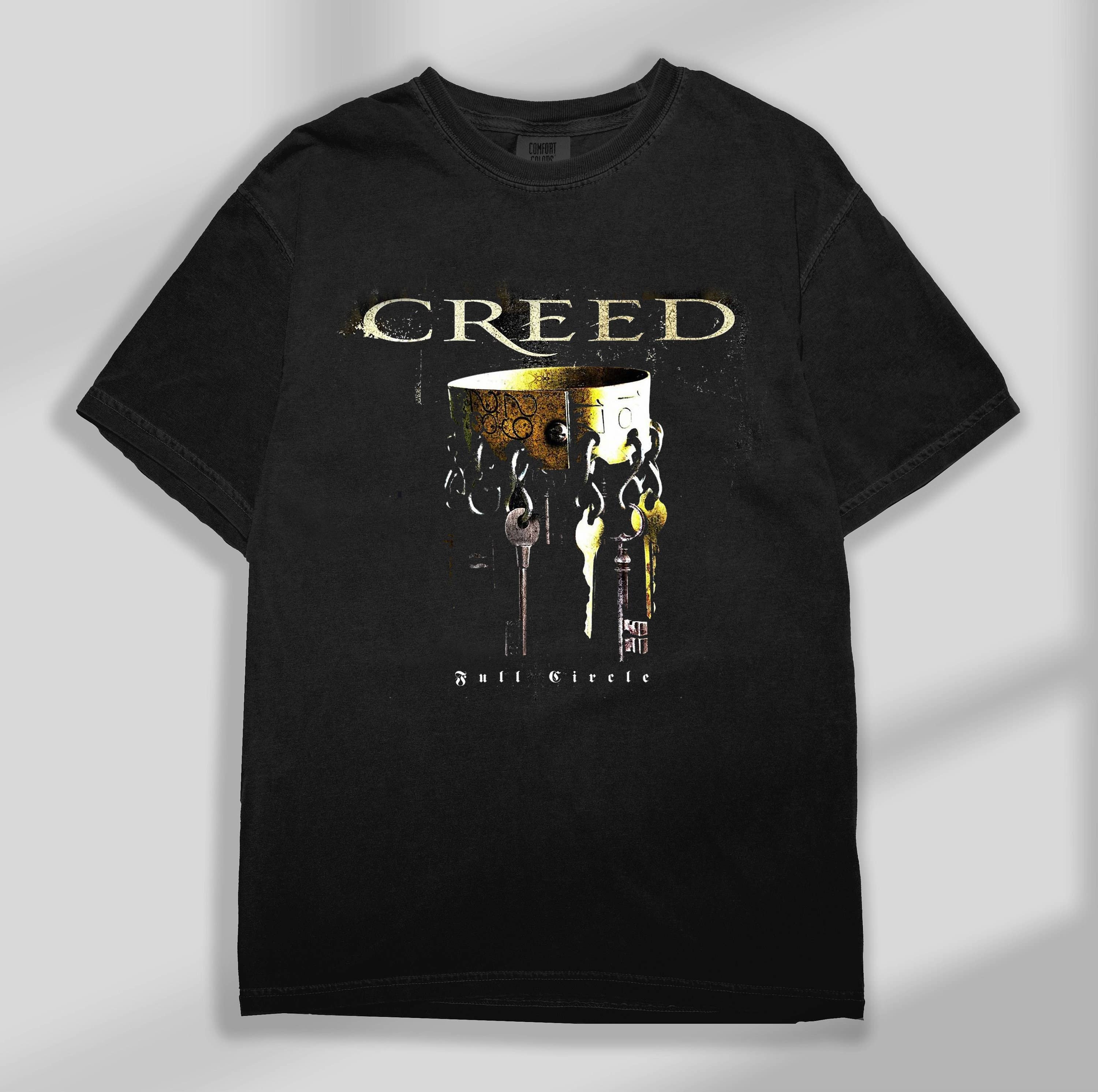 Vintage Creed Band Tee Classic Rock Music T-Shirt Hoodie, Sweatshirt | PodTeesHub.com