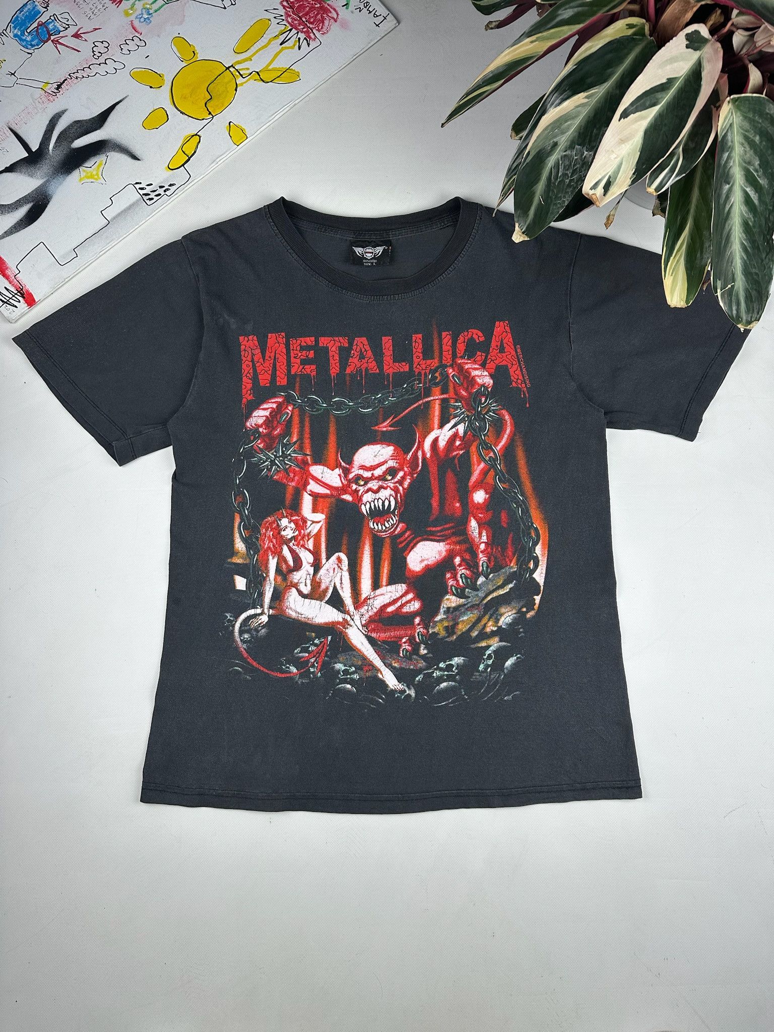 Band Teeslvintage Metallica T-shirt Sexy Girl Women Nude Devil Hoodie, Sweatshirt | PodTeesHub.com