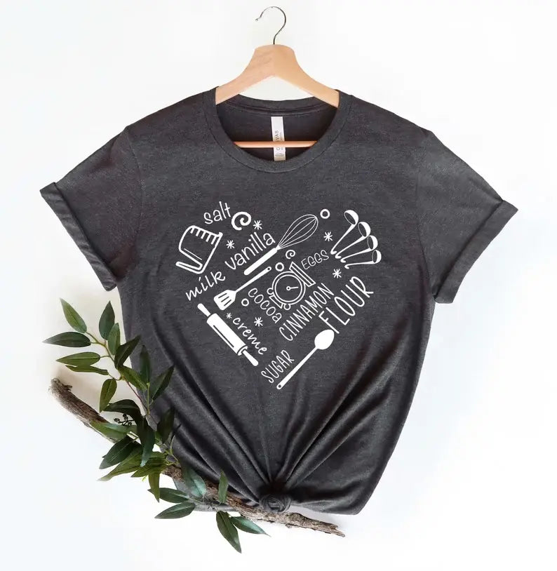 Bakery Heart T-Shirt Hoodie, Sweatshirt | PodTeesHub.com