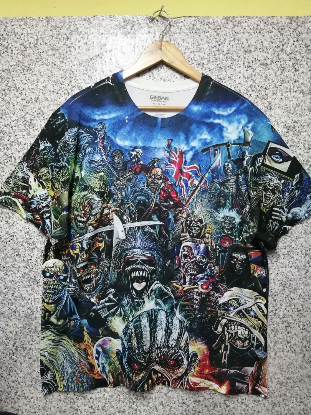 Maiden Shirts Iron Maiden Overprint Rare Hoodie, Sweatshirt | PodTeesHub.com
