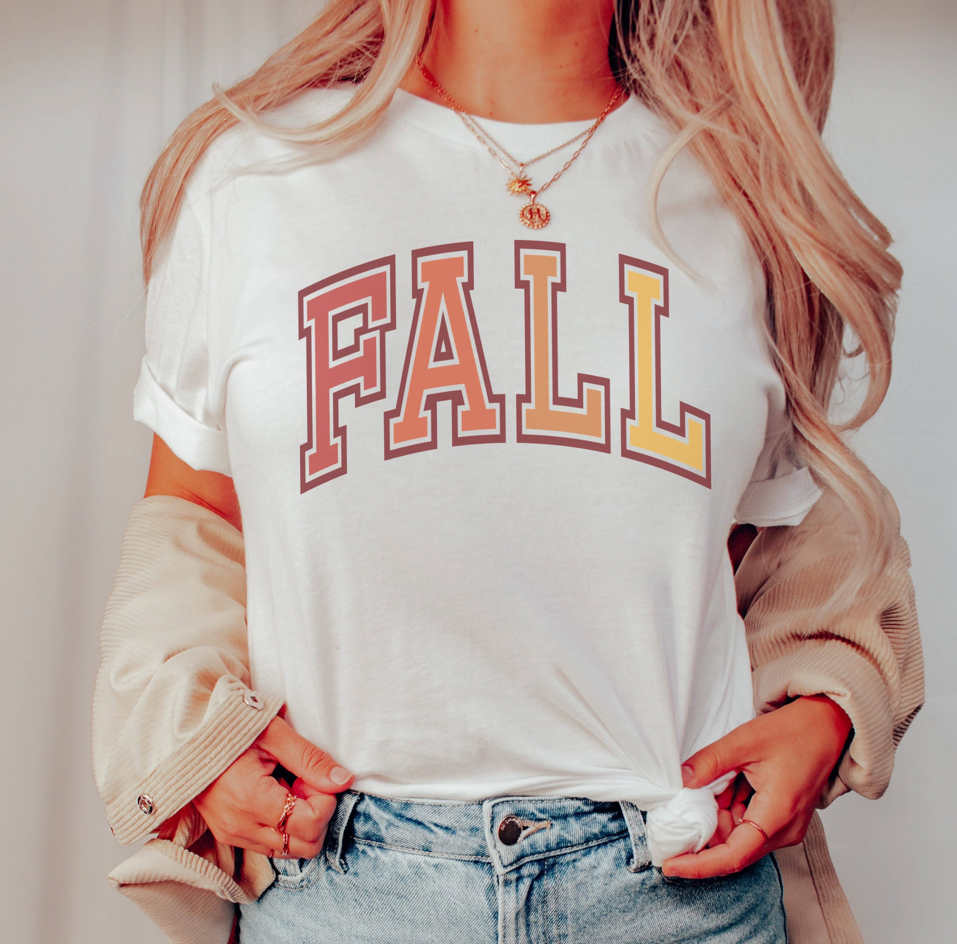 Fall Varsity Tee | Fall Graphic Tees Hoodie, Sweatshirt | PodTeesHub.com