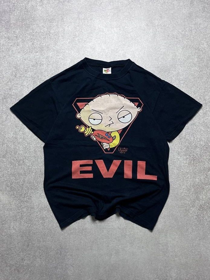 Vintage Family Guy Stewie Evil Boxy T Shirt M Hoodie, Sweatshirt | PodTeesHub.com