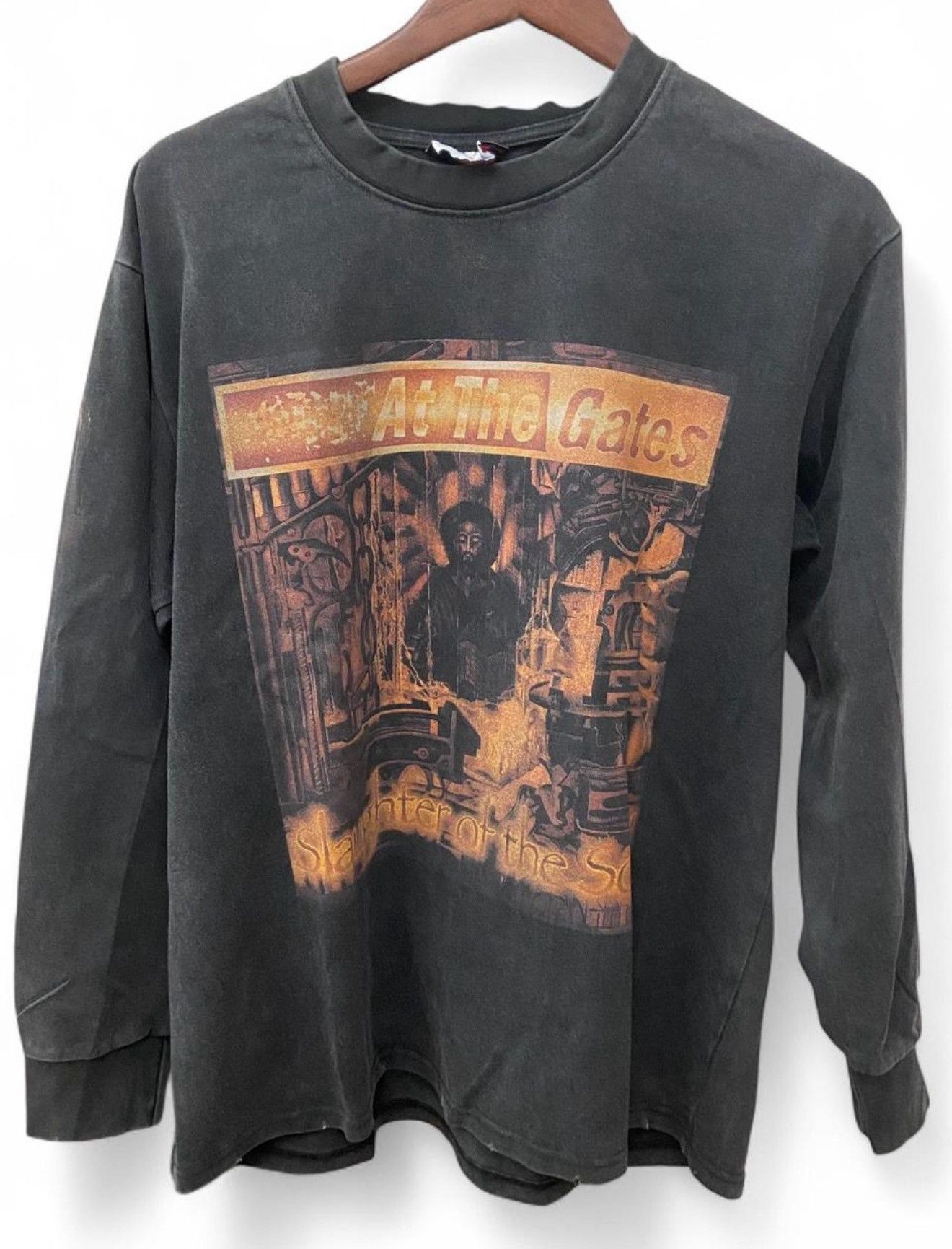 Band Tees At The Gates Slaughter Of The Soul Longsleeve Hoodie, Sweatshirt | PodTeesHub.com