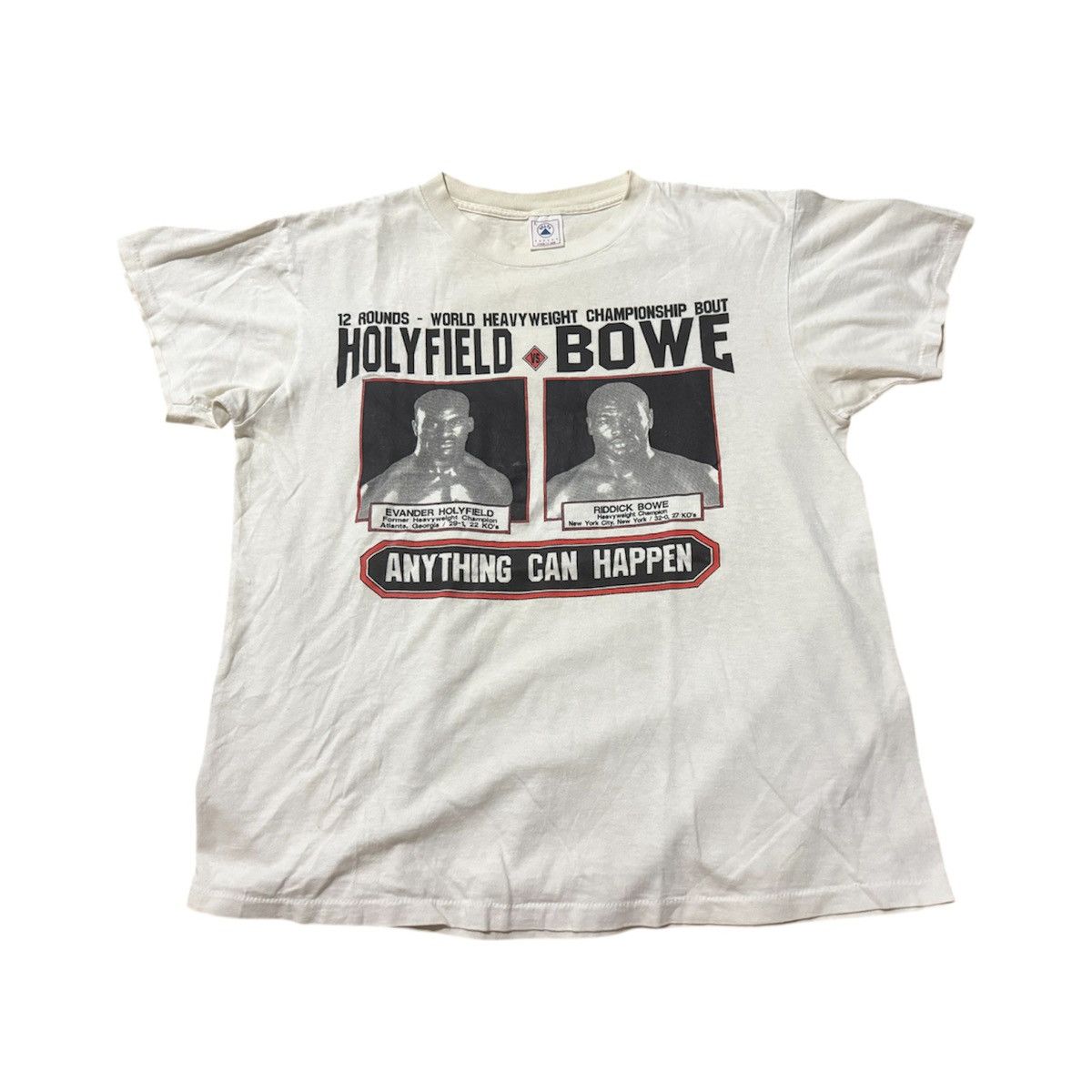 Vintage 90s Holyfield Vs Bowe Boxing T Shirt Hoodie, Sweatshirt | PodTeesHub.com
