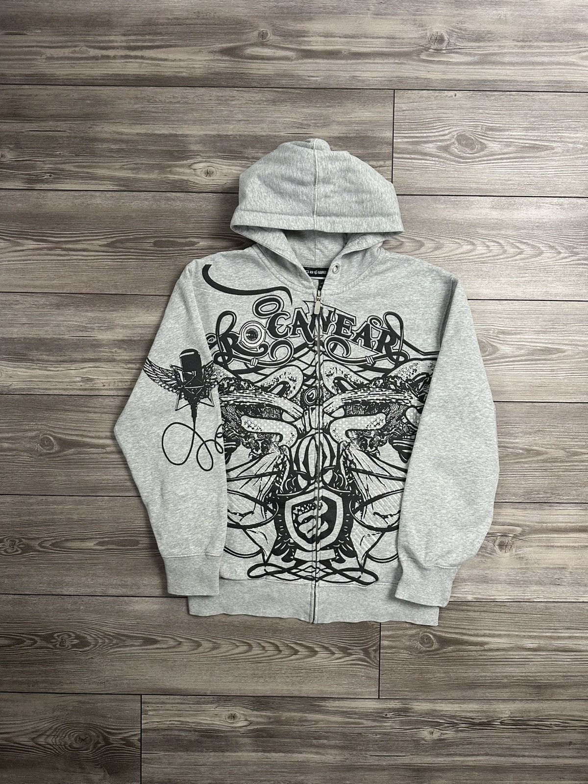 Rocawear X Vintage Crazy Y2k Rocawear Zip Hoodie T-Shirts, Sweatshirt | PodTeesHub.com