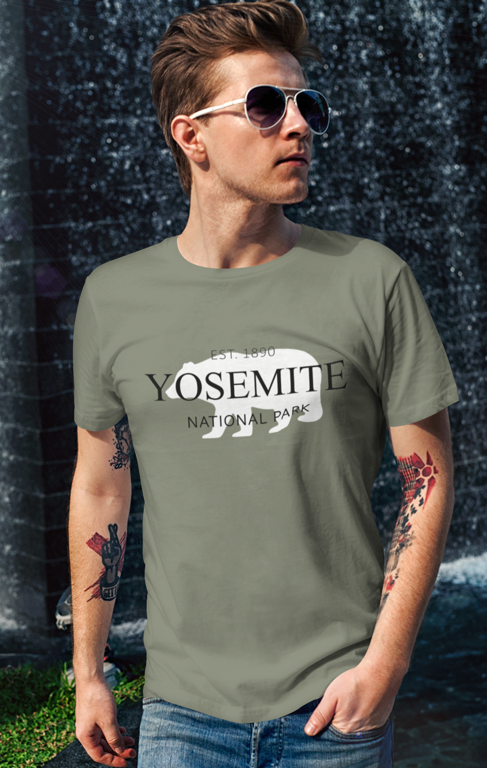 Custom Bear Silhouette Shirt - Your Location Hoodie, Sweatshirt | PodTeesHub.com