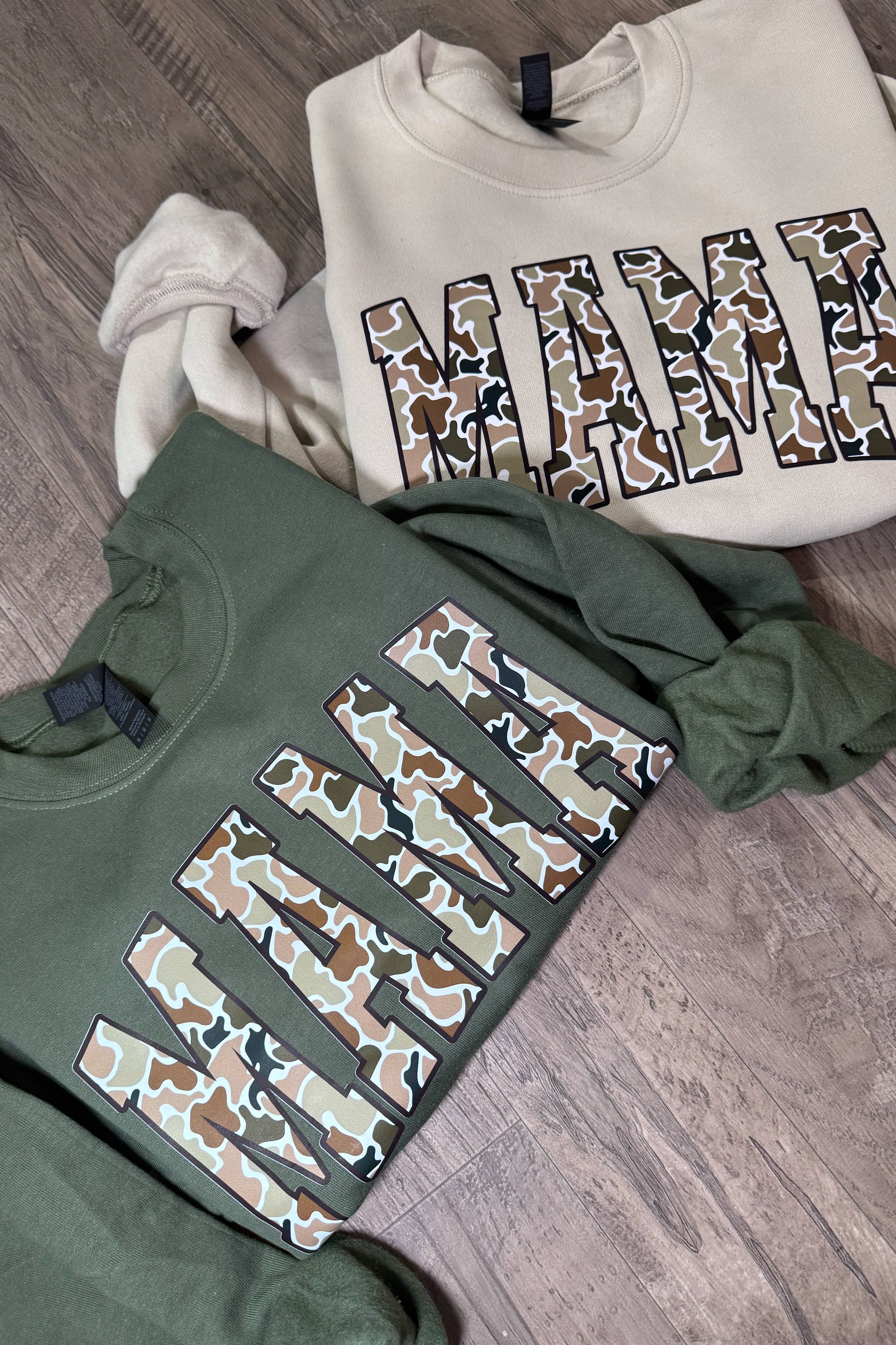 Camo Mama Sweater T-Shirts, Hoodie, Sweatshirt | PodTeesHub.com