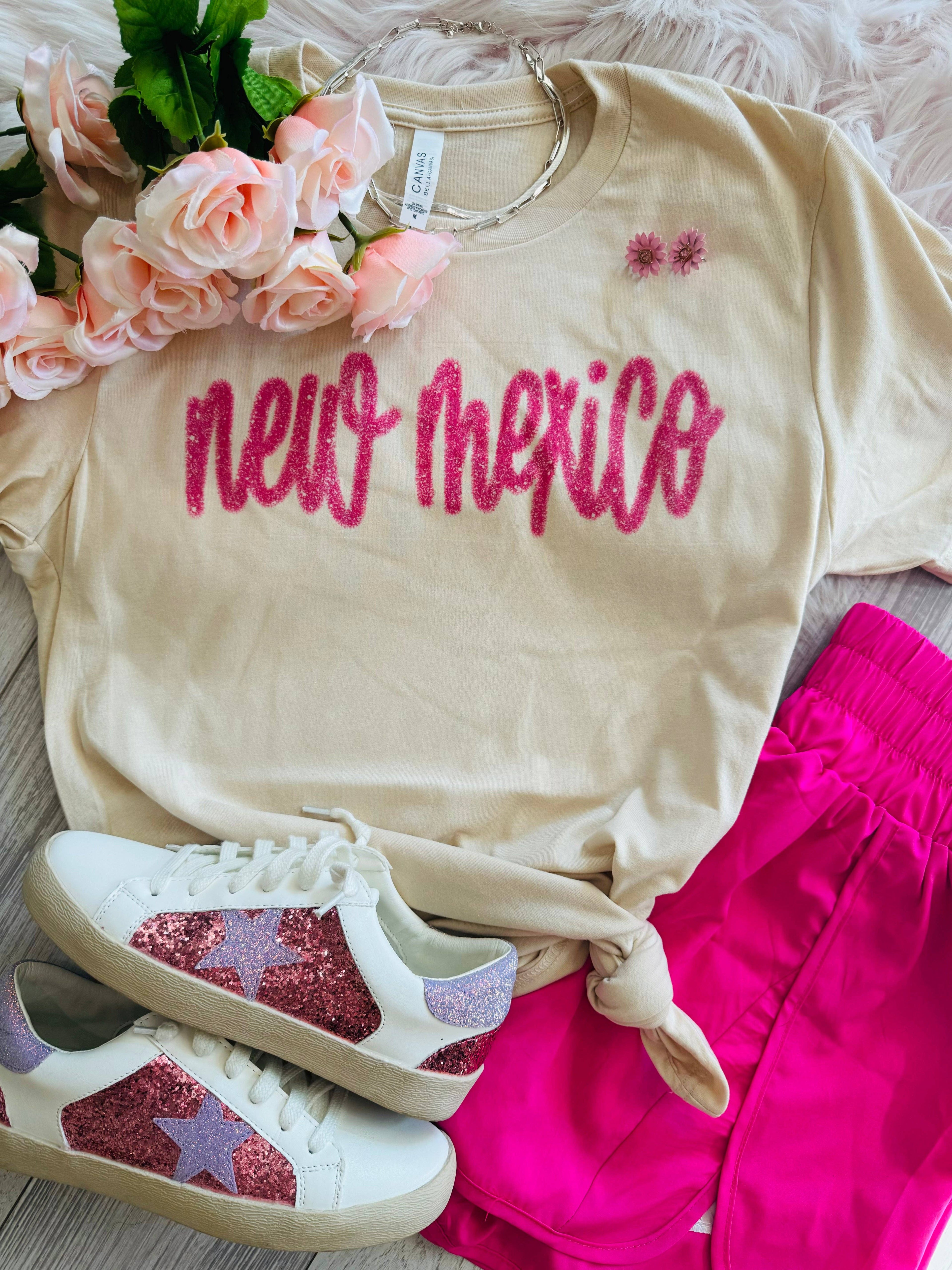 New Mexico Faux Tinsel Tee Hoodie, Sweatshirt | PodTeesHub.com