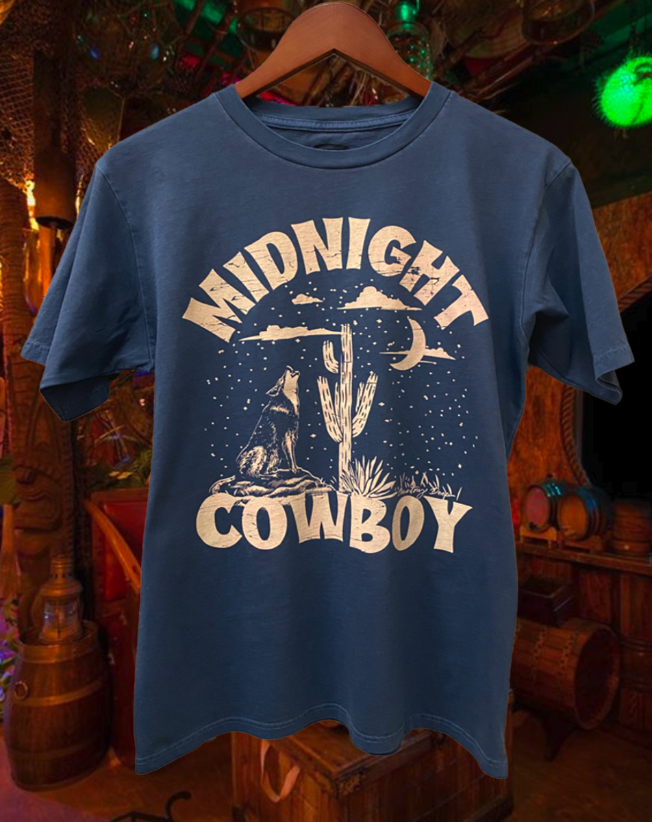 Midnight Cowboy Vintage Relaxed Unisex Tee Hoodie, Sweatshirt | PodTeesHub.com