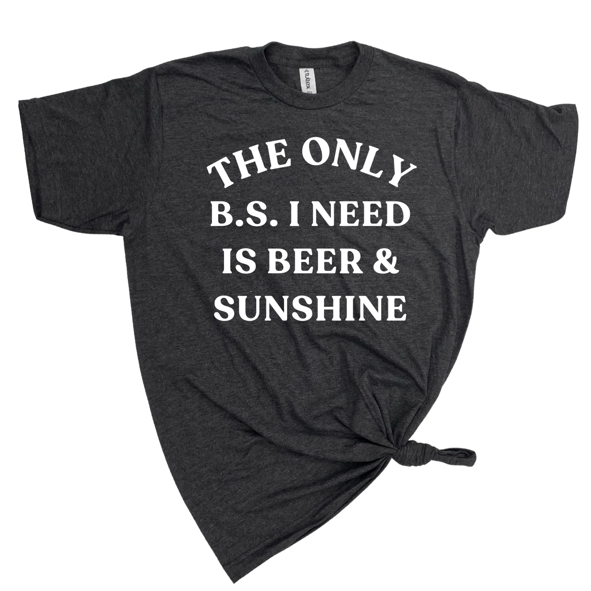 The Only B.S. I Need Is Beer and Sunshine T-Shirt Hoodie, Sweatshirt | PodTeesHub.com