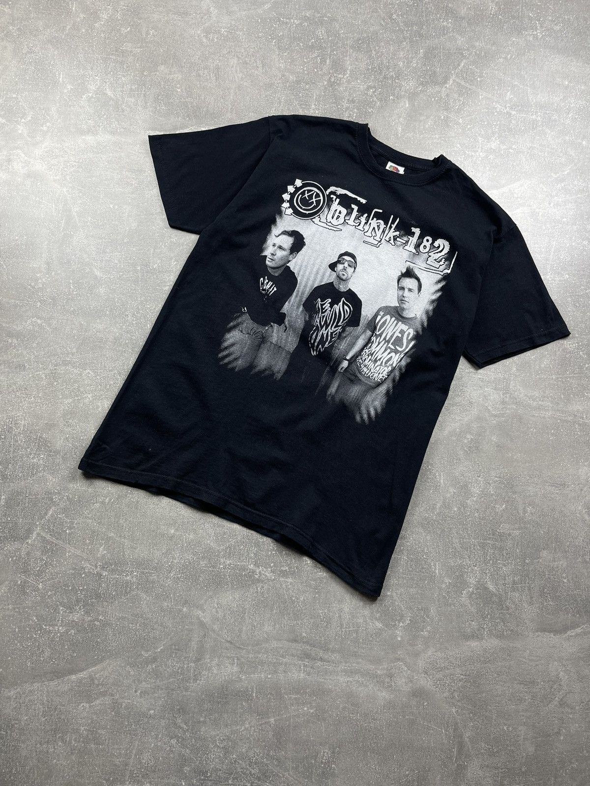 Band Tees Blink 182 Vintage Style Black Band Graphic T Shirt Hoodie, Sweatshirt | PodTeesHub.com