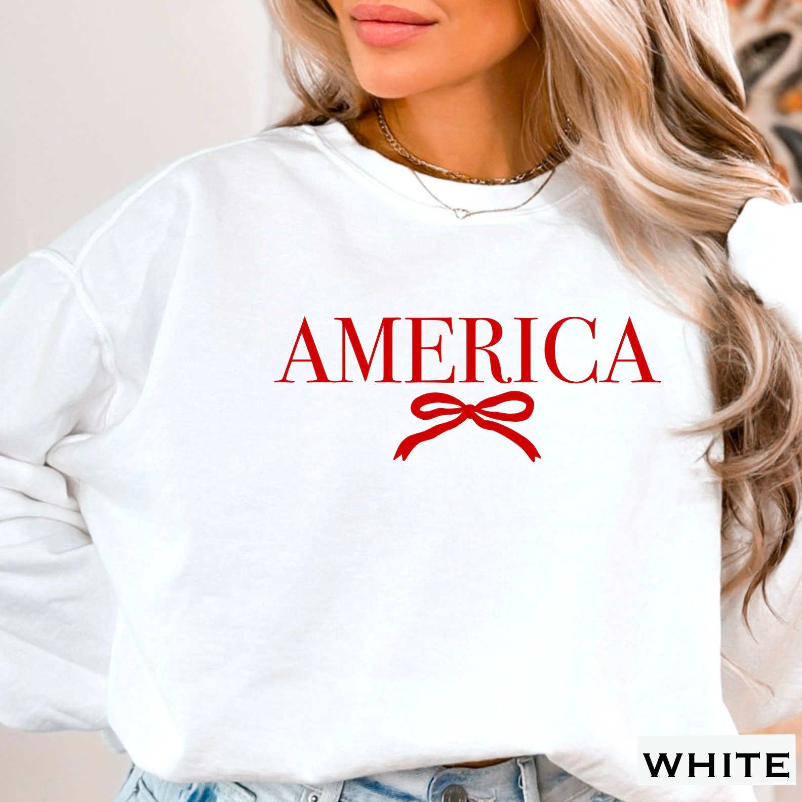 Coquette America | July 4th Patriotic Sweatshirt T-Shirts, Hoodie | PodTeesHub.com