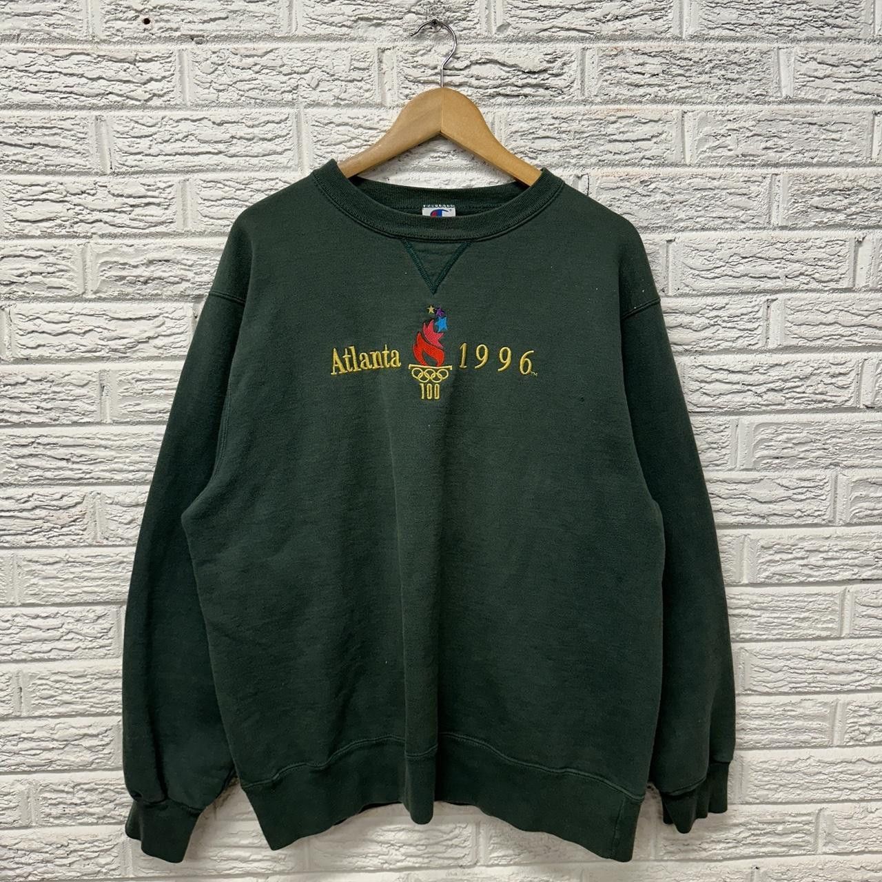 Usa Olympics X Vintage Vintage Champion 1996 Atlanta Olympics Green Sweatshirt Xl T-Shirts, Hoodie | PodTeesHub.com