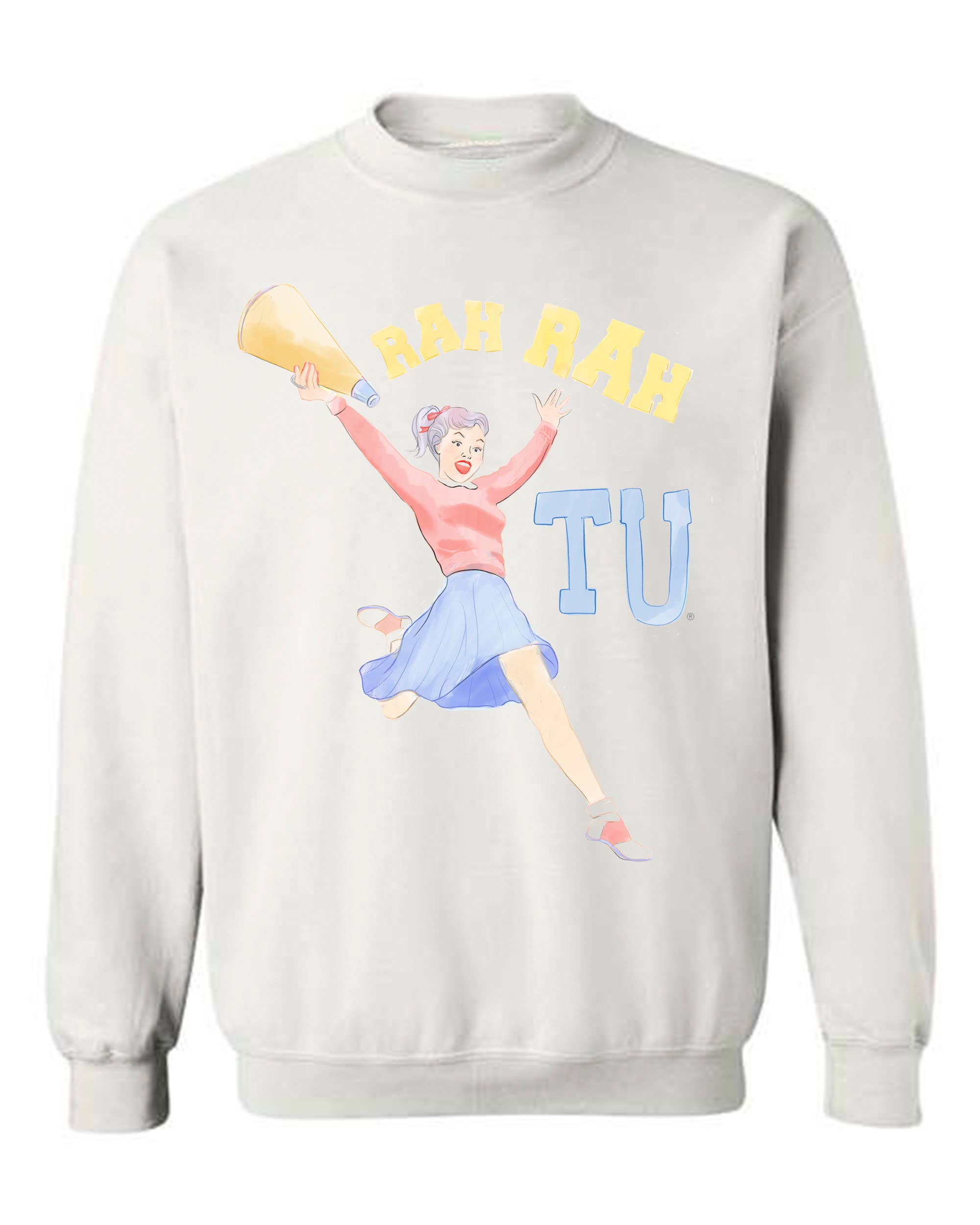 Tu Tulsa Golden Hurricane Rah Rah White Sweatshirt T-Shirts, Hoodie | PodTeesHub.com
