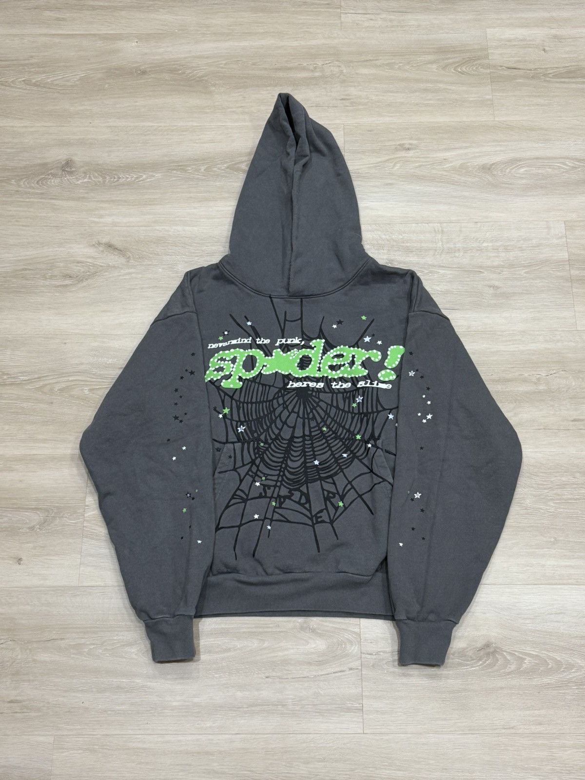 Sp5der Punk V2 Slate Grey Hoodie T-Shirts, Sweatshirt | PodTeesHub.com
