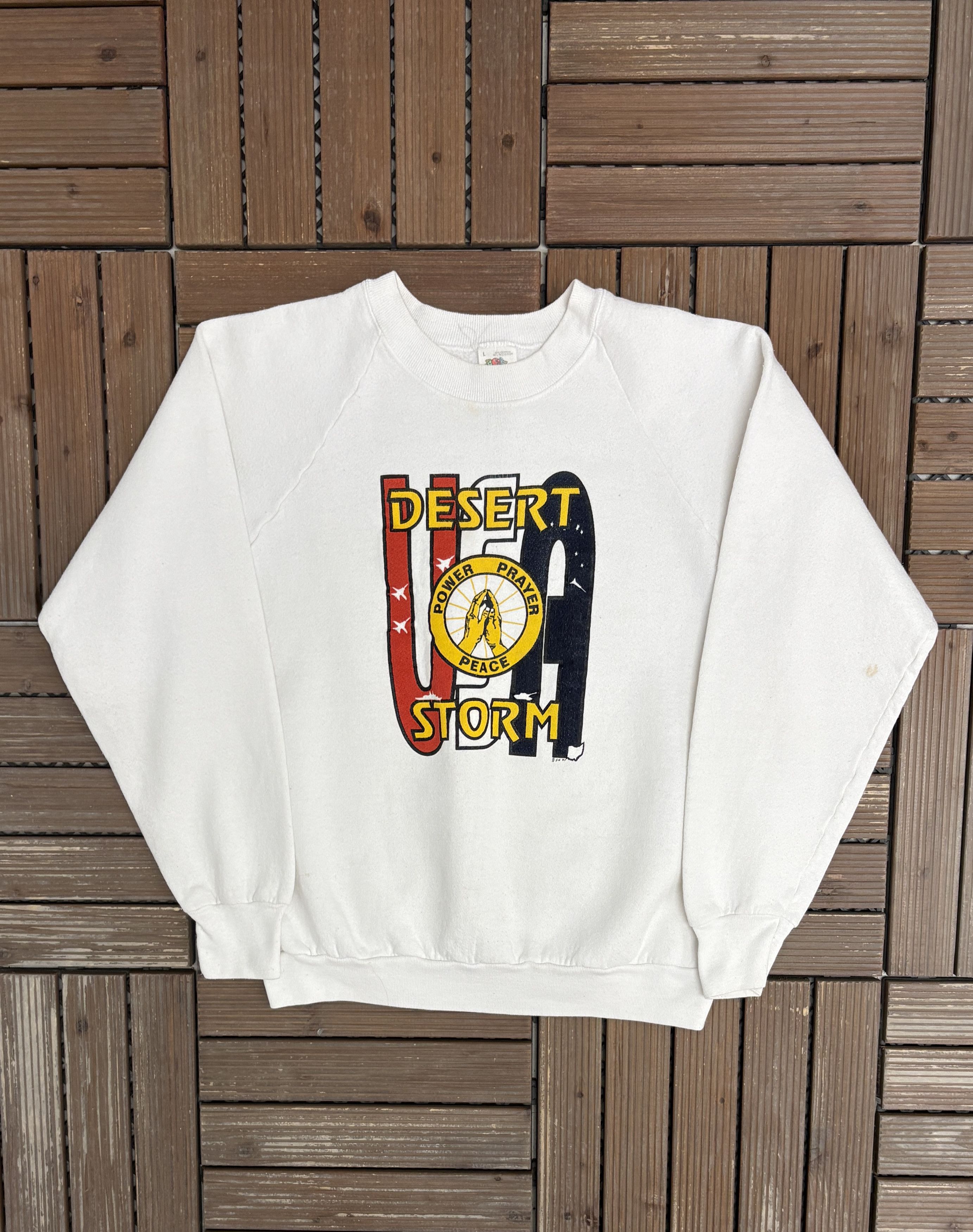 Vintage Operation Desert Storm Vintage Crewneck Sweater T-Shirts, Hoodie, Sweatshirt | PodTeesHub.com