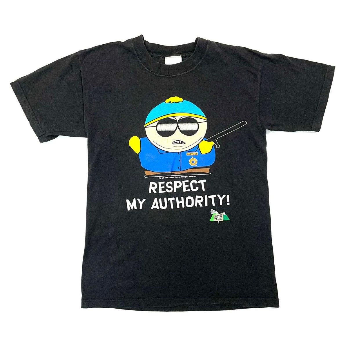 Vintage South Park Respect Authority Tee T Shirt 90s Cartman Hoodie, Sweatshirt | PodTeesHub.com
