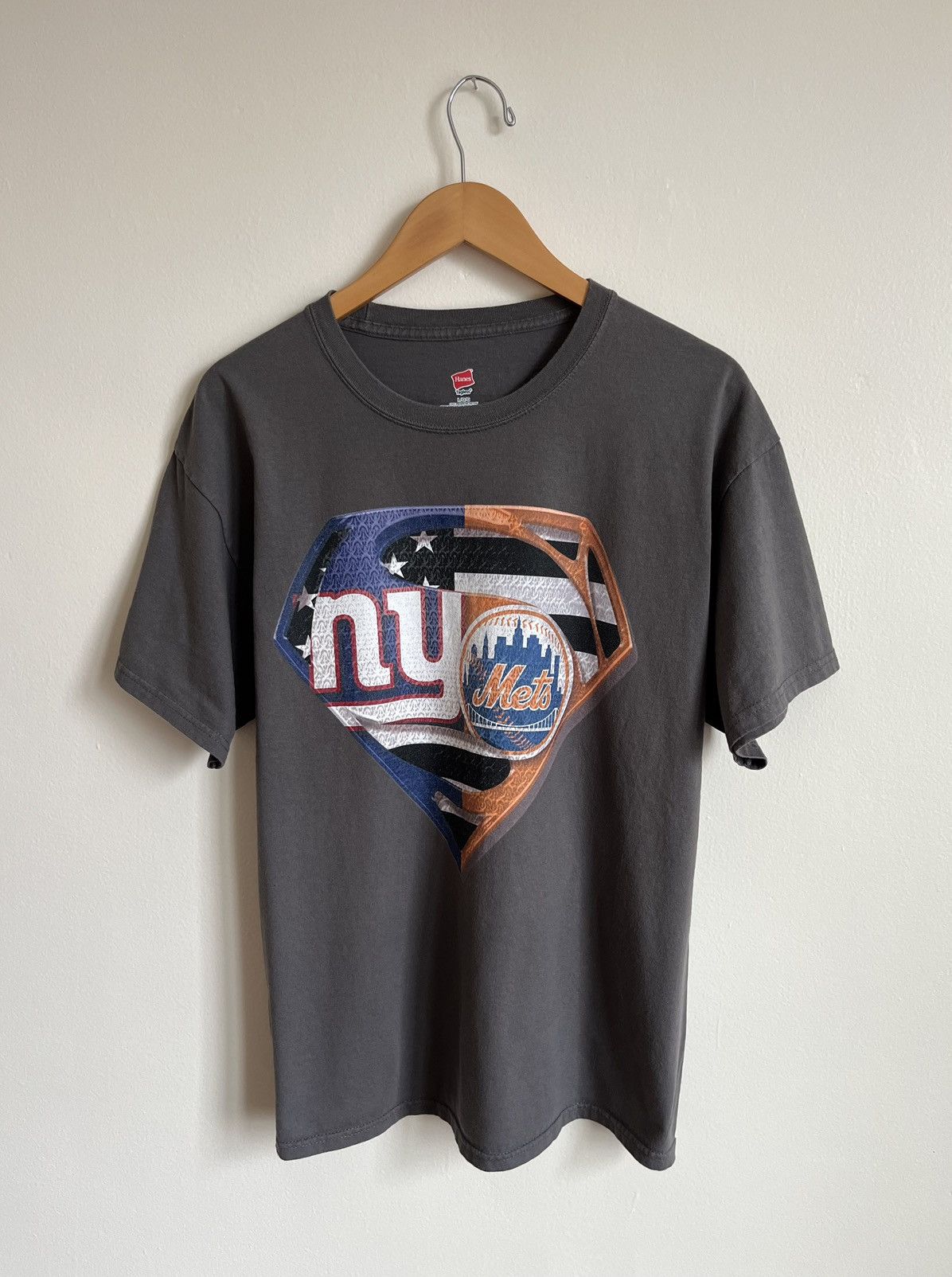 Vintage Y2k New York Mets Parody Of Superman T Shirt Hoodie, Sweatshirt | PodTeesHub.com