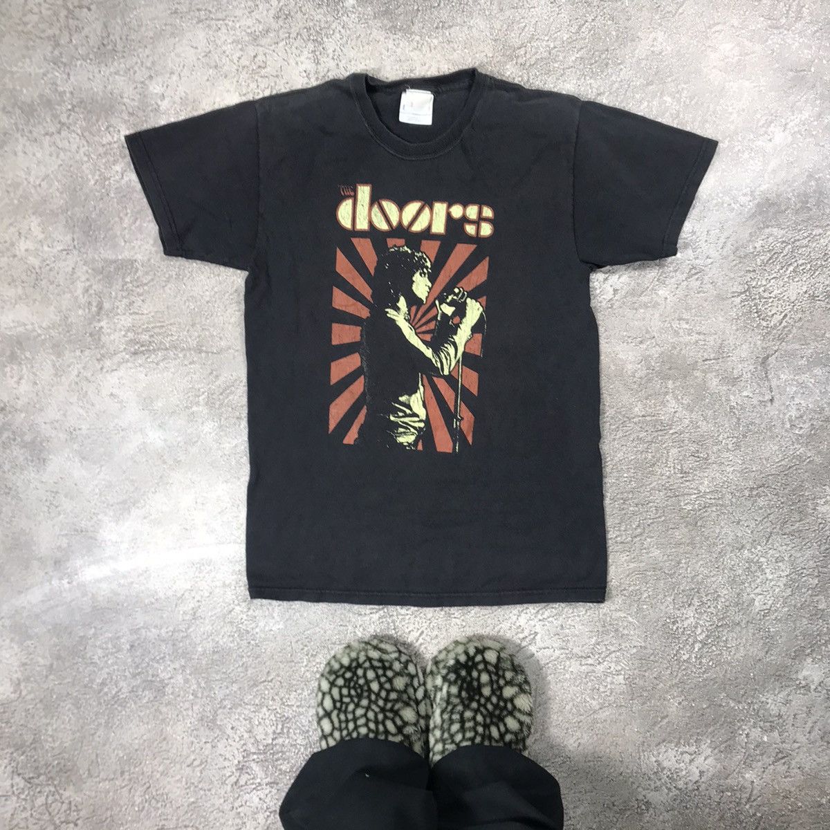 Band Tees Vintage Y2k Band Tee The Doors Band Tour Face Horror 90s Hoodie, Sweatshirt | PodTeesHub.com