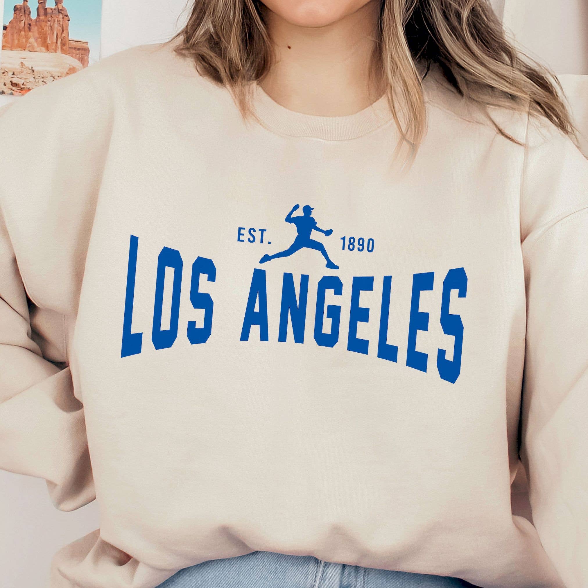 Vintage Dodgers Game Day Crewneck Sweatshirt Los Angeles Ret T-Shirts, Hoodie | PodTeesHub.com
