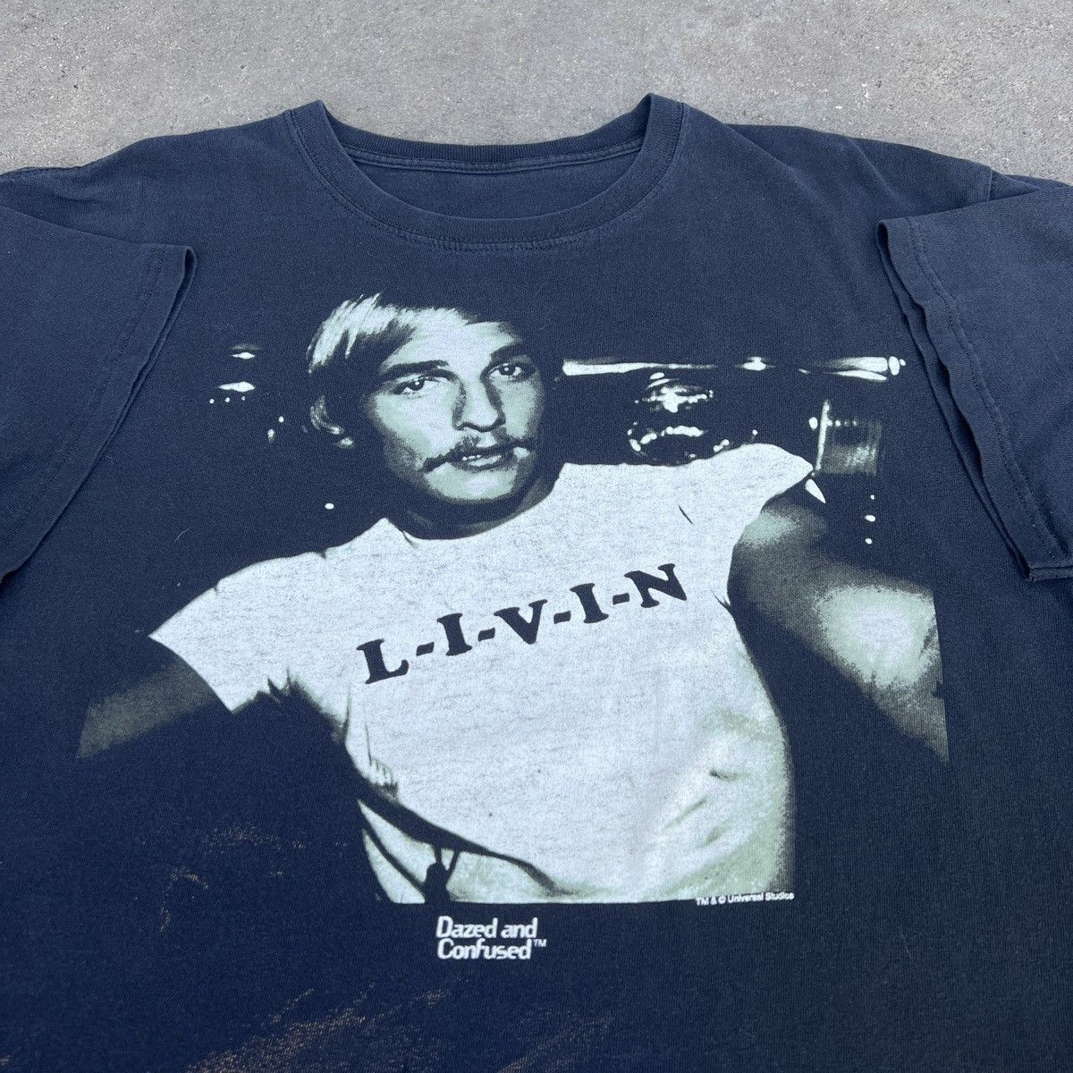 Vintage Y2k Dazed And Confused Promo Movie Tee Xl Faded Hoodie, Sweatshirt | PodTeesHub.com