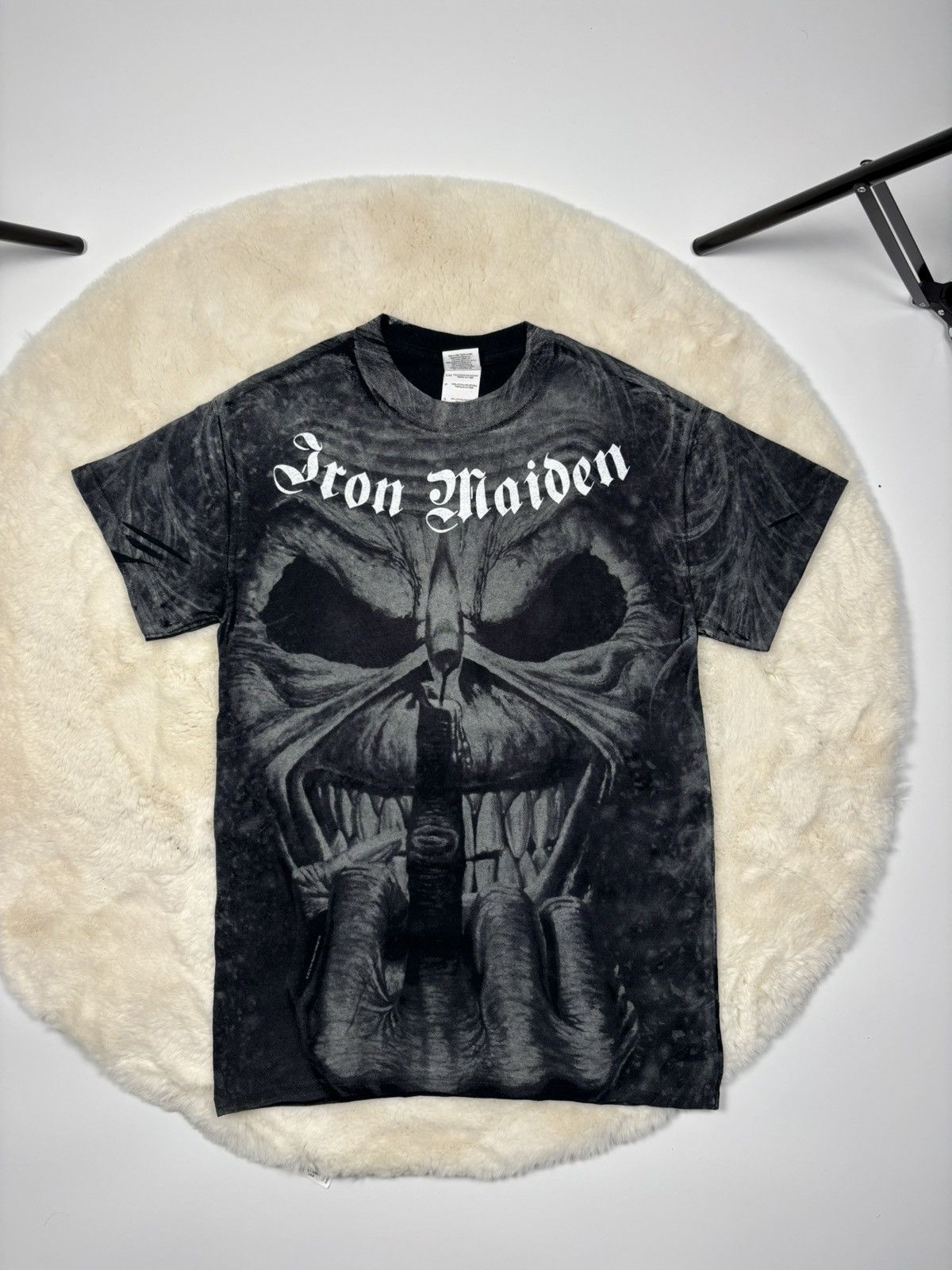 Iron Maiden Vintage 2012 Candle Finger All Over Print Tshirt Hoodie, Sweatshirt | PodTeesHub.com