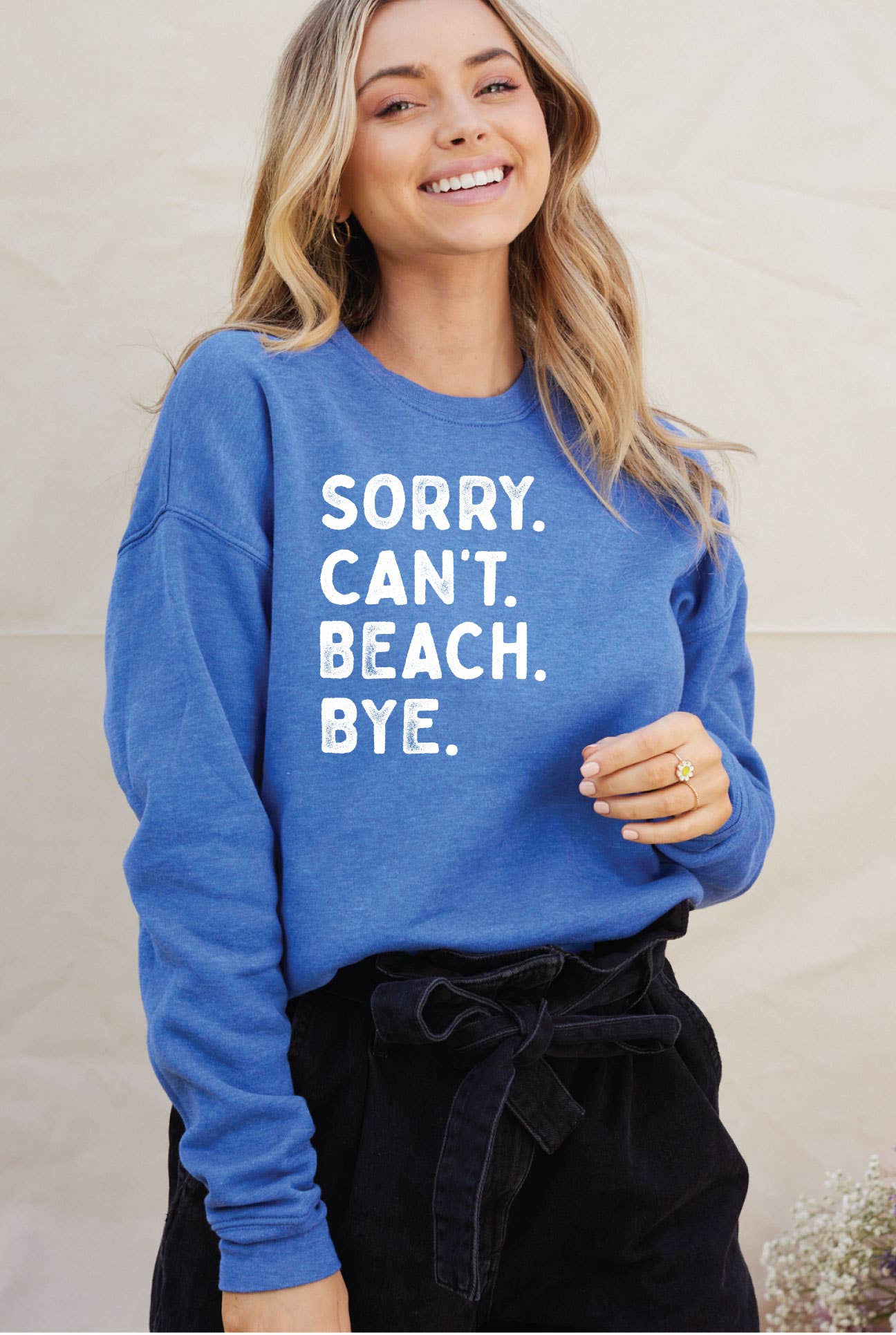 Sorry Can't Beach Bye Graphic Sweatshirt T-Shirts, Hoodie | PodTeesHub.com