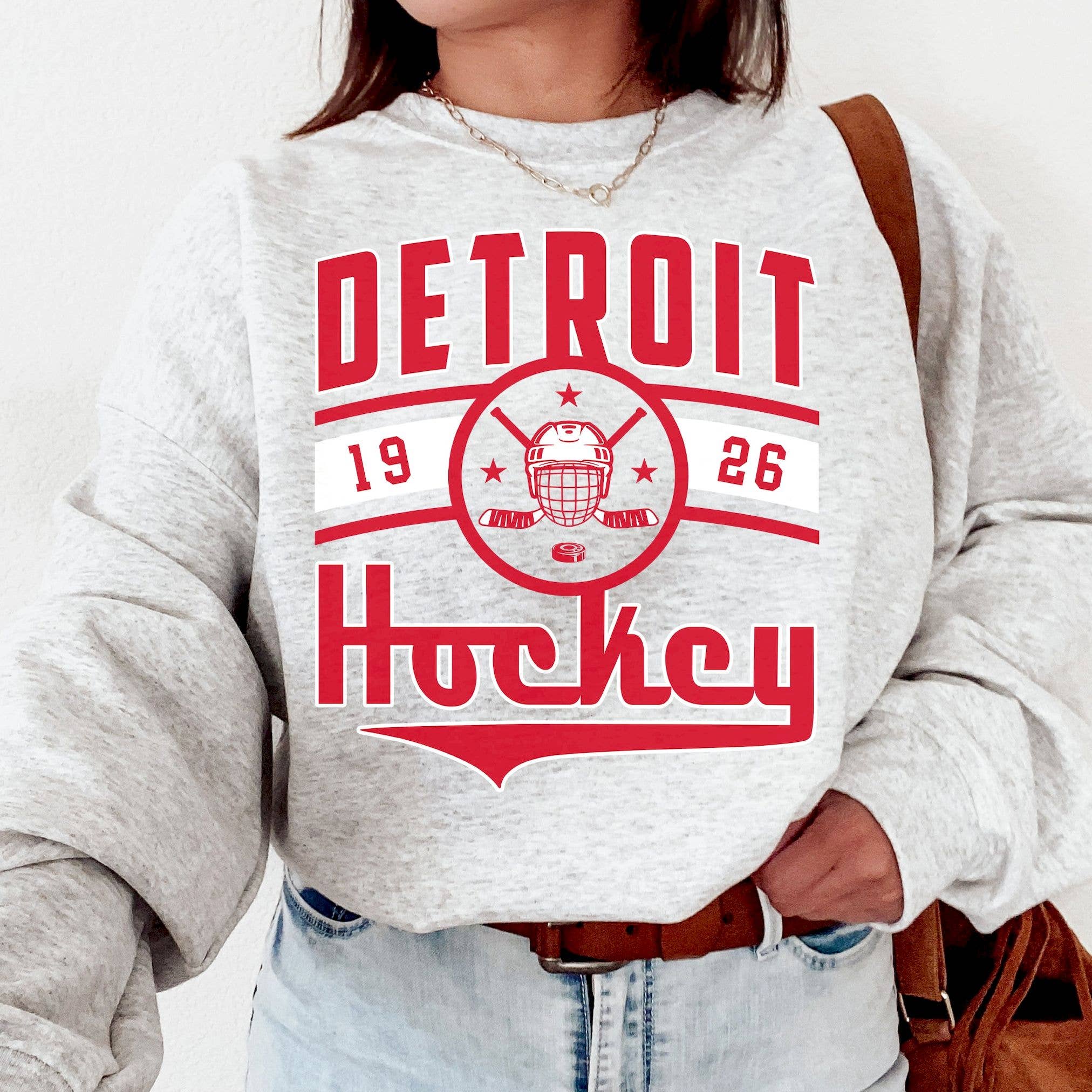 Vintage Detroit Wings Hockey Sweatshirt, Retro 1926 Fan Gear T-Shirts, Hoodie | PodTeesHub.com