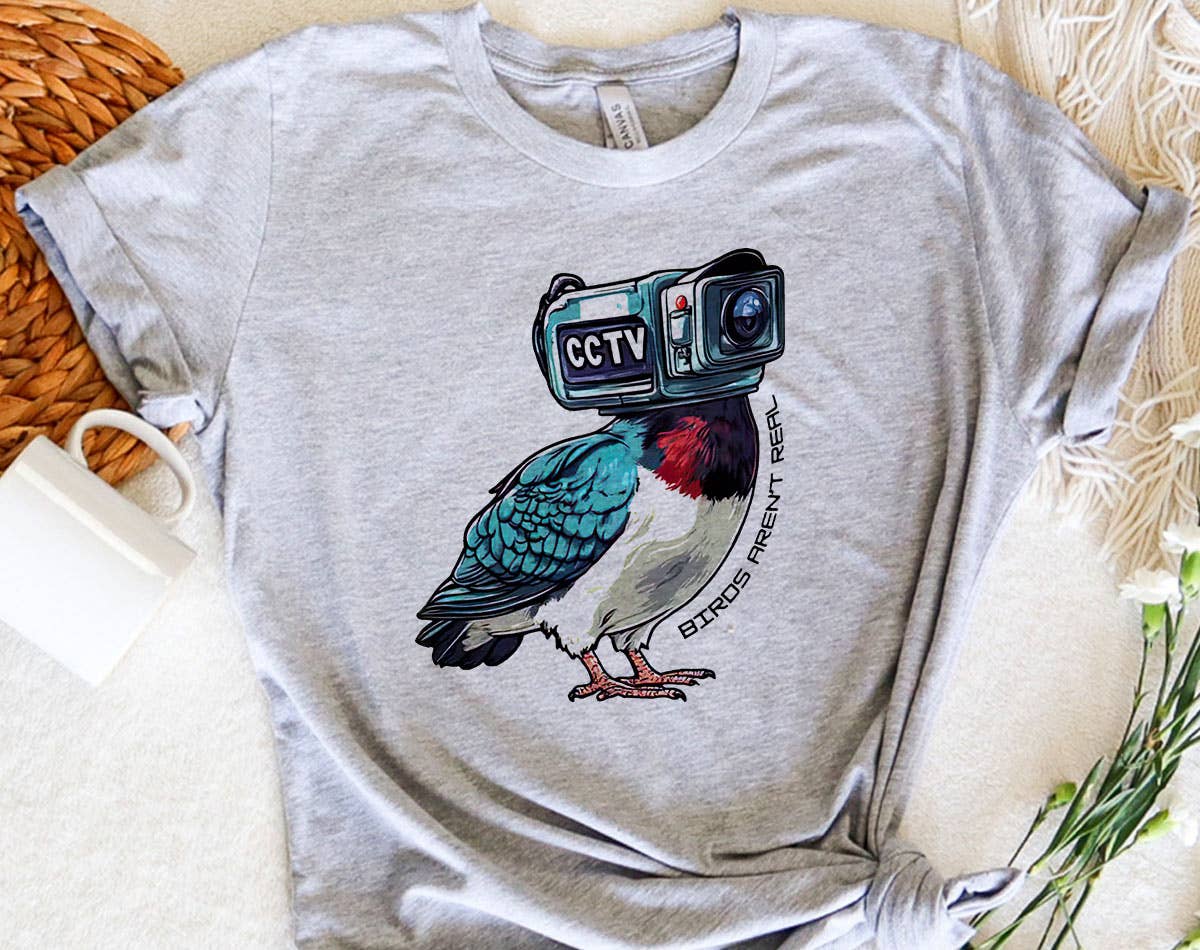 Birds Aren't Real - Funny Conspiracy Animal Shirt Hoodie, Sweatshirt | PodTeesHub.com
