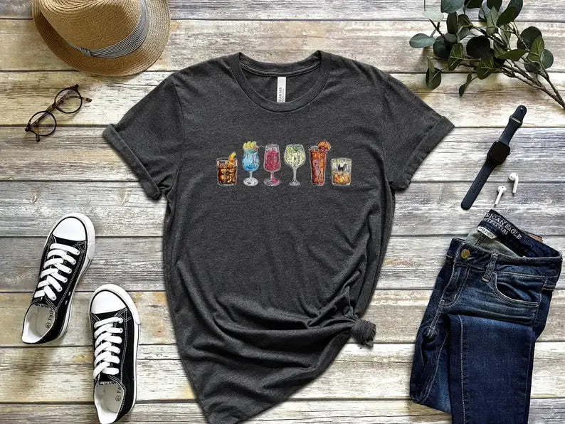 Cocktails T-Shirt Hoodie, Sweatshirt | PodTeesHub.com