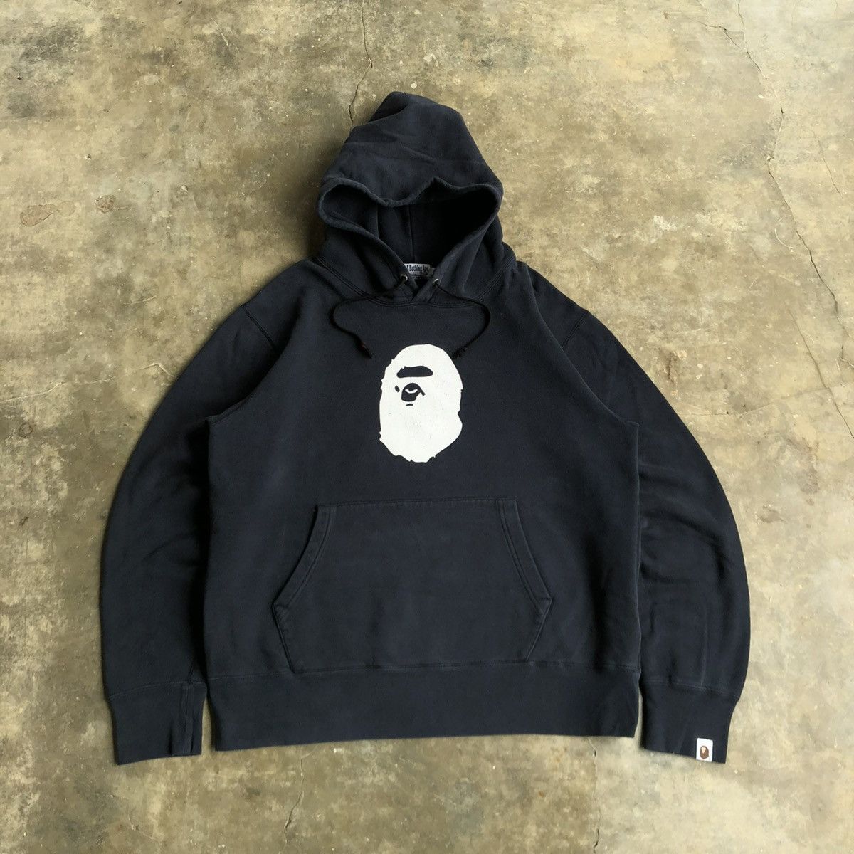 Og Bape A Bathing Ape College Big Logo Hoodie Black T-Shirts, Sweatshirt | PodTeesHub.com