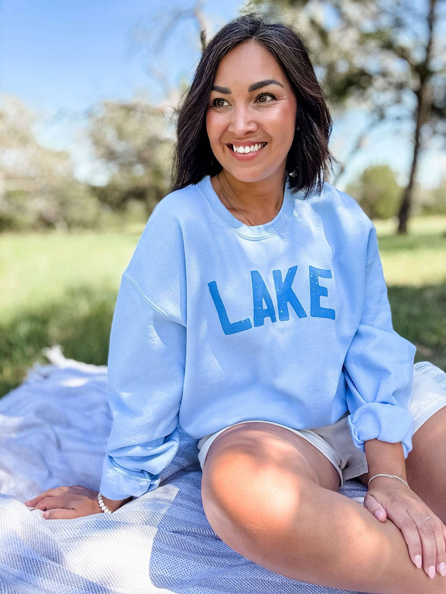 Lake Crewneck Sweatshirt, Summer Shirt, Lake Life Hoodie | PodTeesHub.com