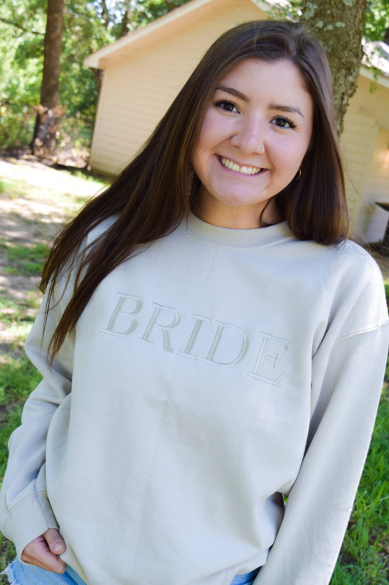 Bride Embroidered Sweater T-Shirts, Hoodie, Sweatshirt | PodTeesHub.com