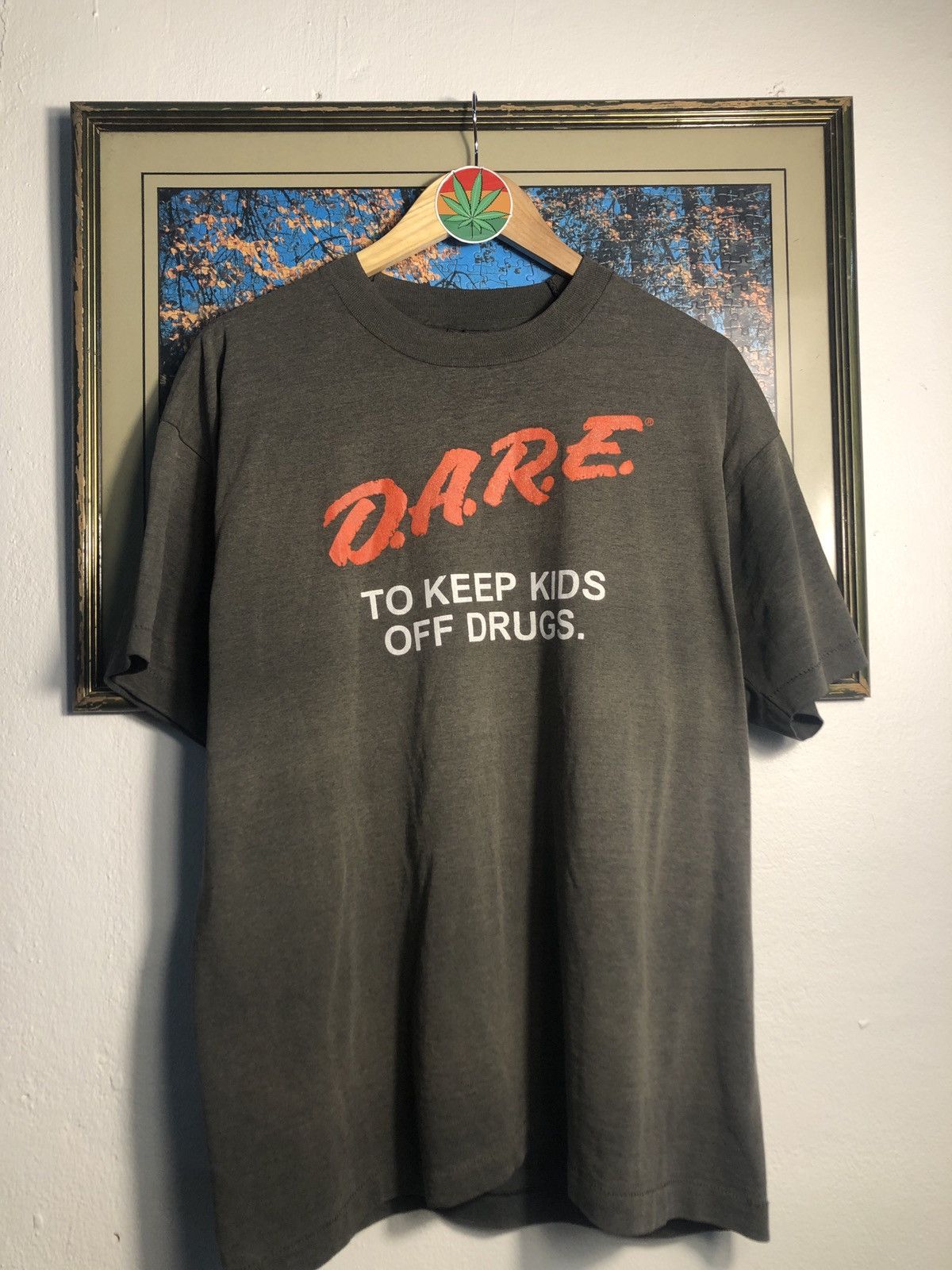 Vintage D A R E To Keep Kids Of Drugs Vintage 80s Tee Hoodie, Sweatshirt | PodTeesHub.com