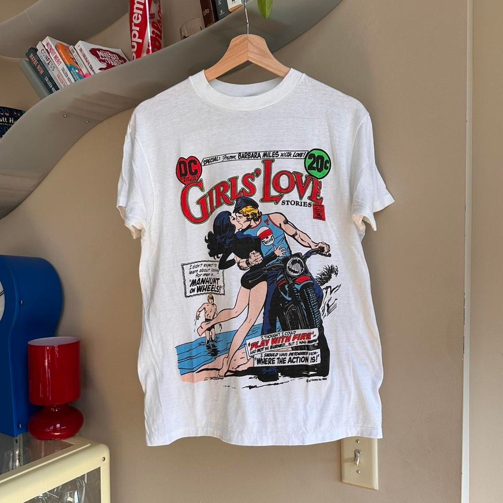 Hanes X Vintage Vintage 1982 Dc Girls Love Stories Shirt Hoodie, Sweatshirt | PodTeesHub.com