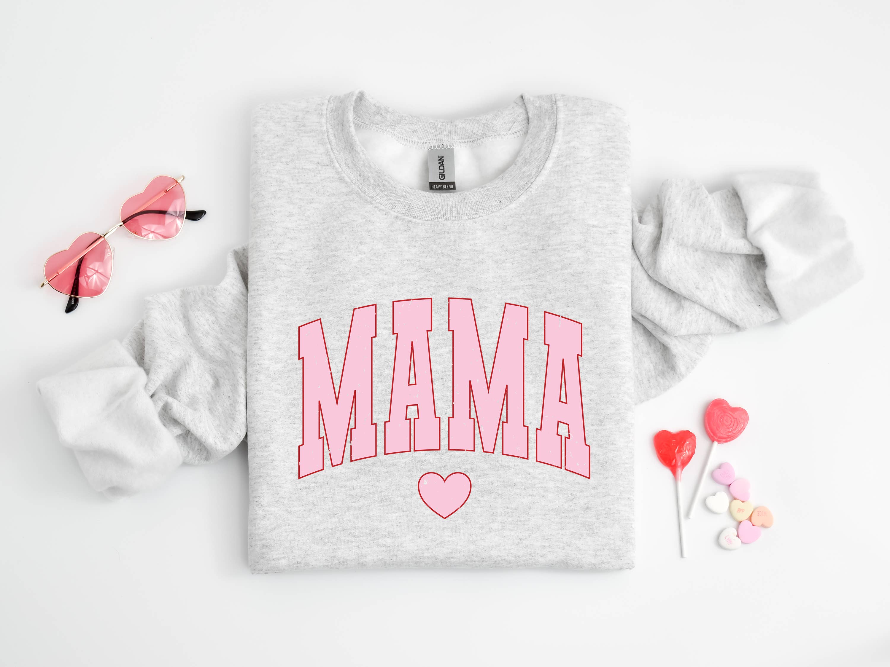 Mama Valentine Tee, Valentine's Day Sweatshirt, Xoxo Hoodie | PodTeesHub.com