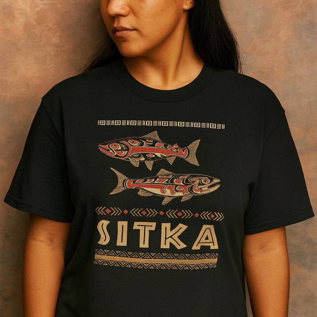 Sitka Inspired Unisex Fishing Graphic Tee Hoodie, Sweatshirt | PodTeesHub.com